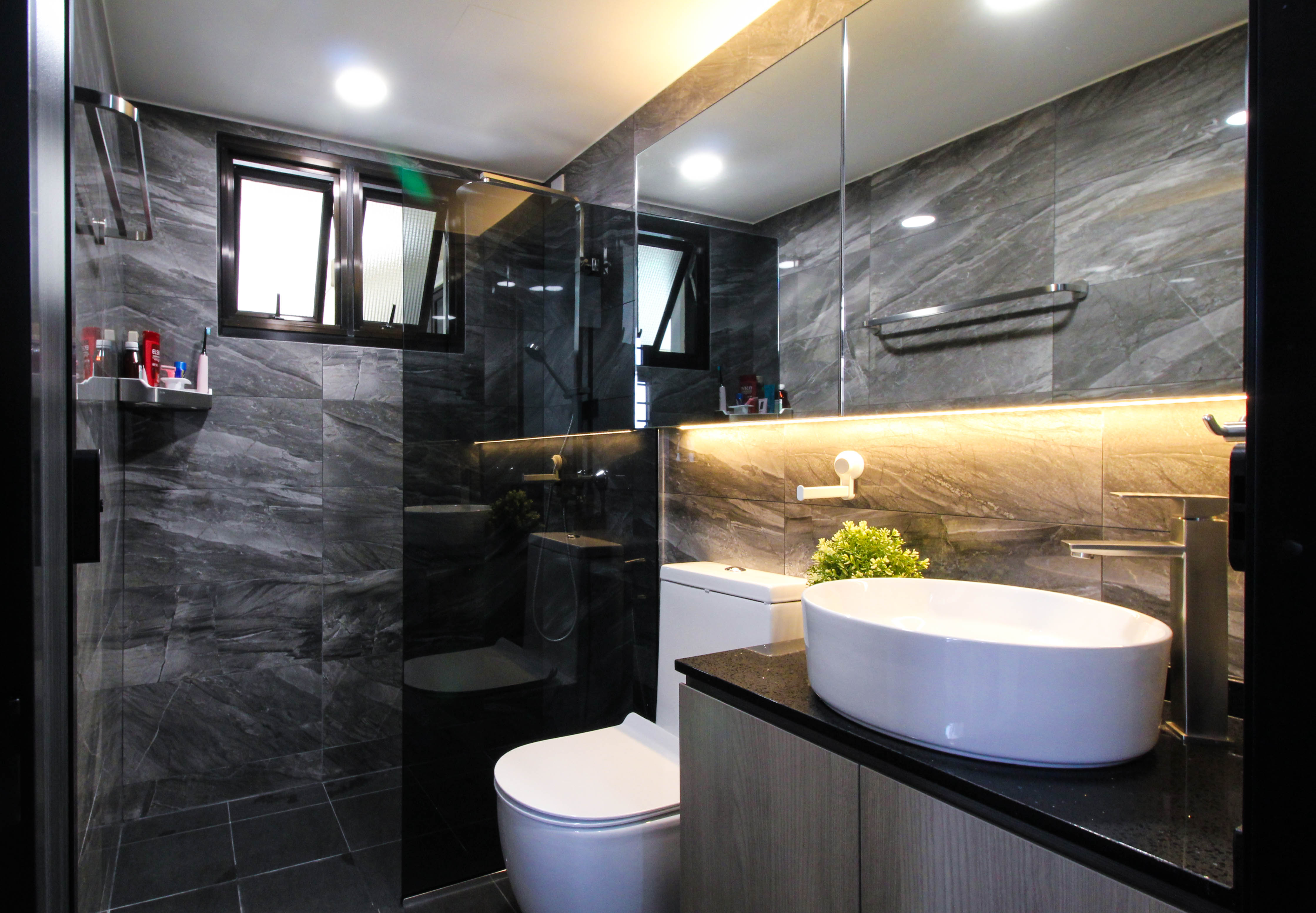 Contemporary, Minimalist, Modern Design - Bathroom - HDB 4 Room - Design by Sense & Semblance Pte Ltd