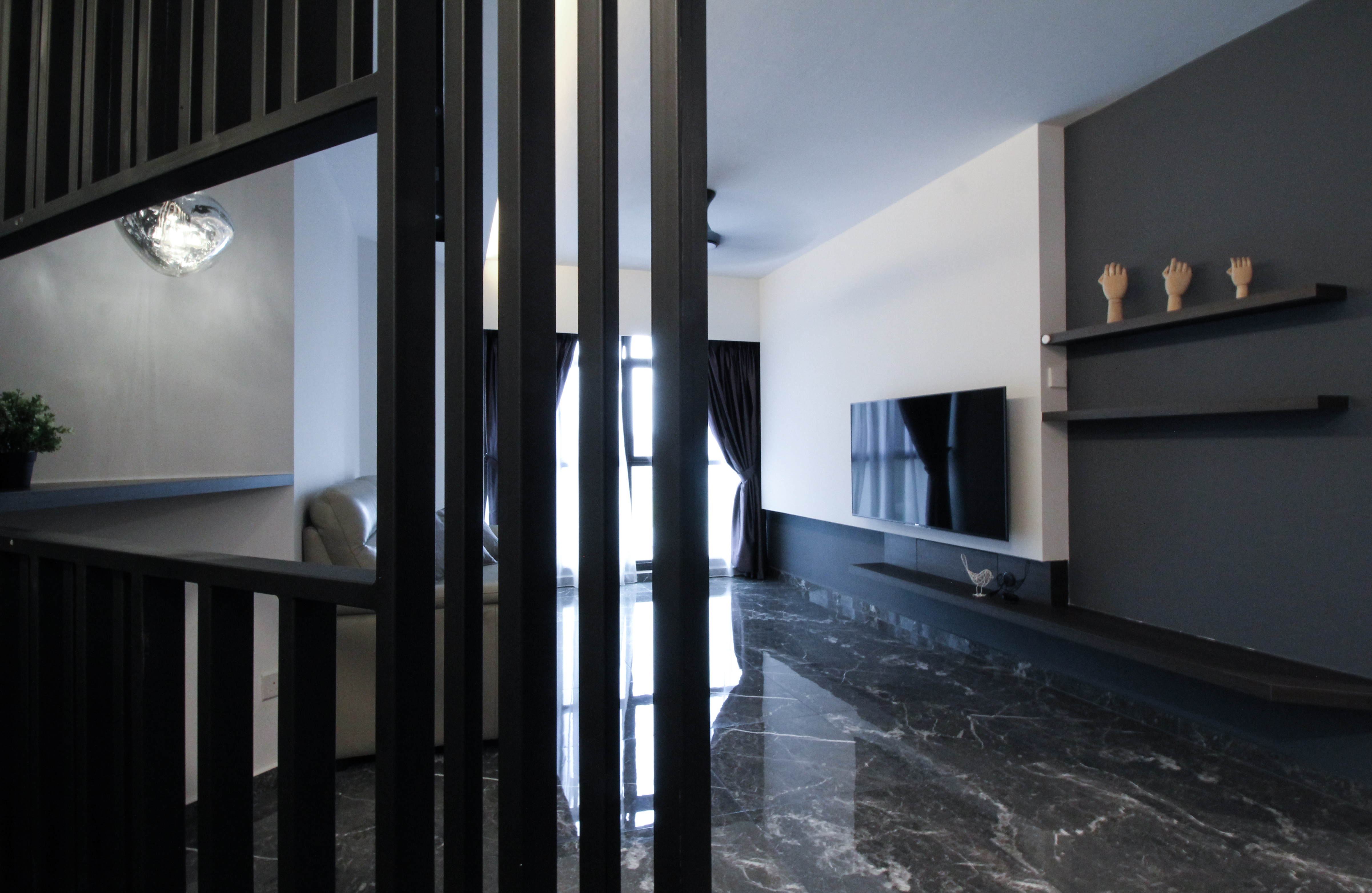 Contemporary, Minimalist, Modern Design - Living Room - HDB 4 Room - Design by Sense & Semblance Pte Ltd