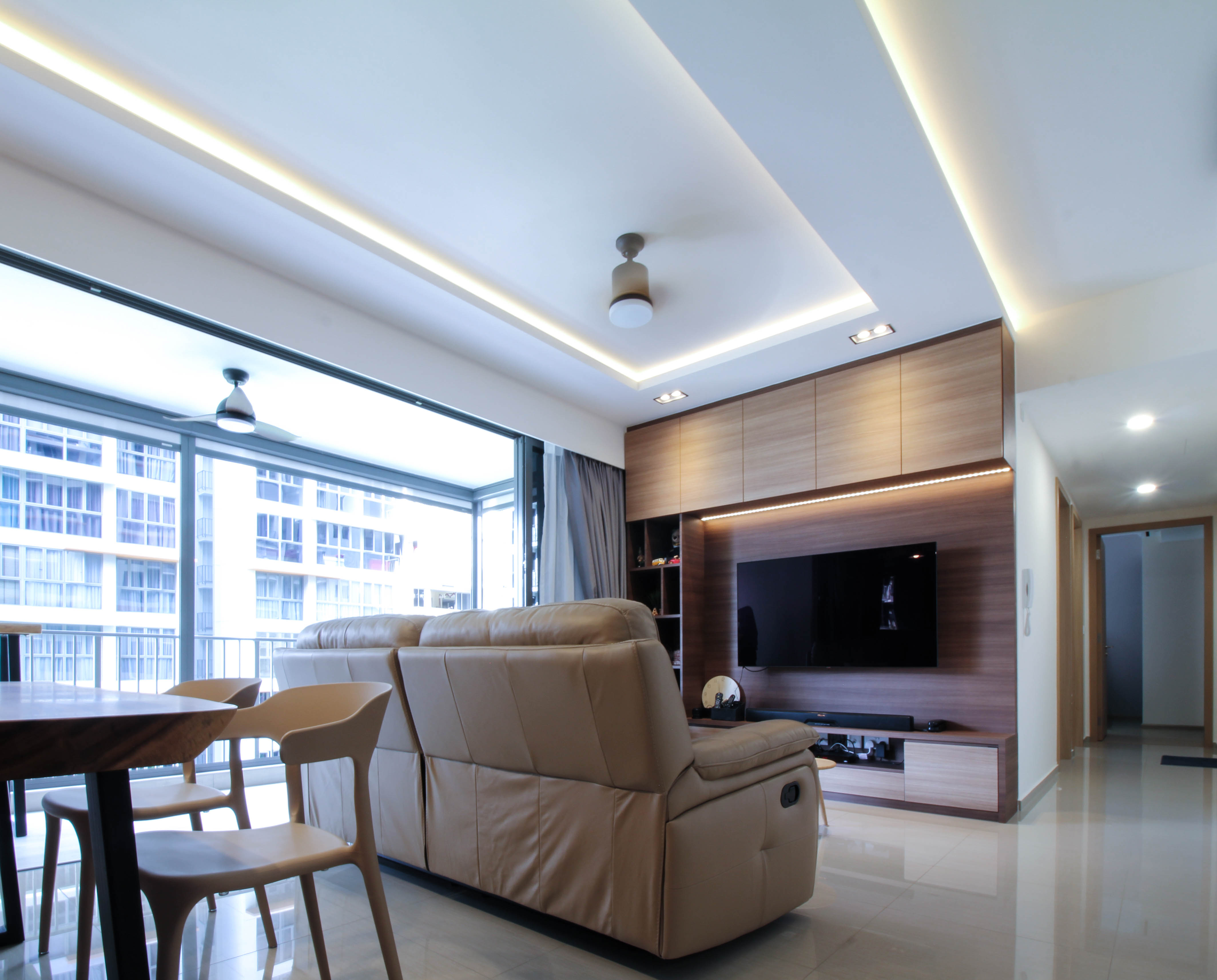 Contemporary, Modern, Scandinavian Design - Living Room - HDB Executive Apartment - Design by Sense & Semblance Pte Ltd