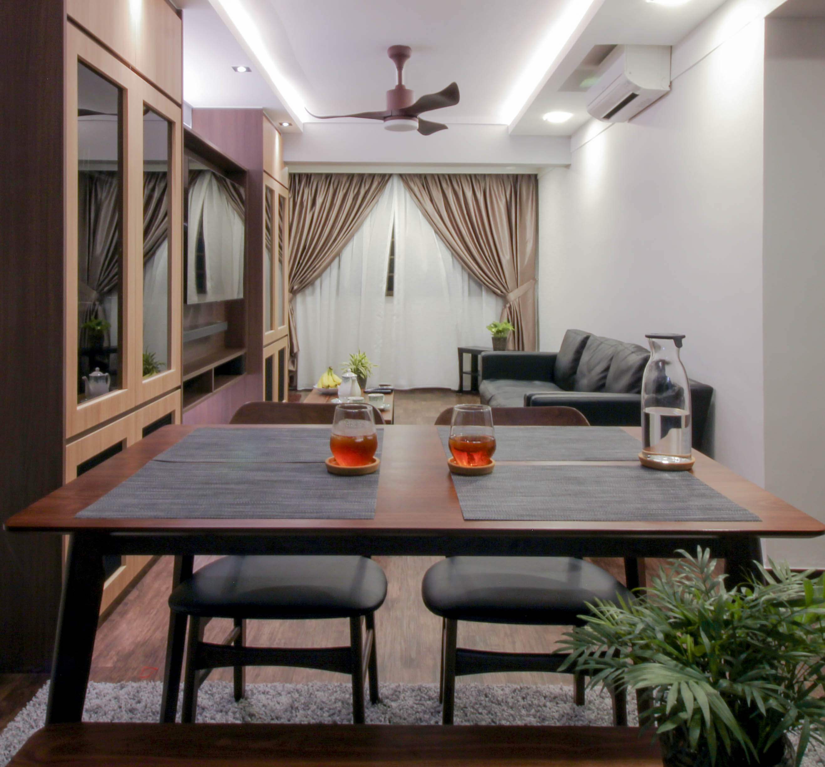 Contemporary, Industrial, Modern Design - Dining Room - HDB 3 Room - Design by Sense & Semblance Pte Ltd