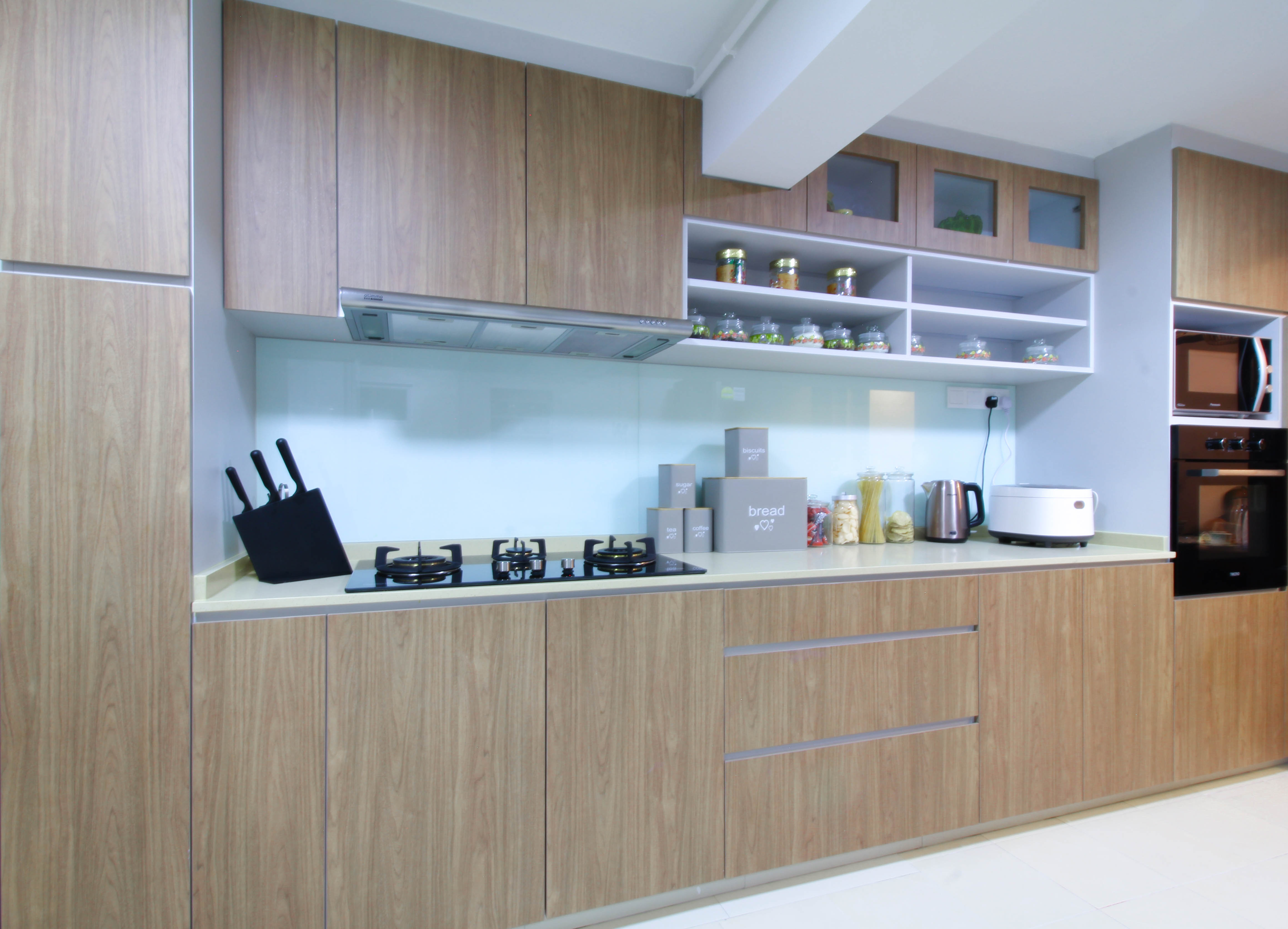 Contemporary, Industrial, Modern Design - Kitchen - HDB 3 Room - Design by Sense & Semblance Pte Ltd