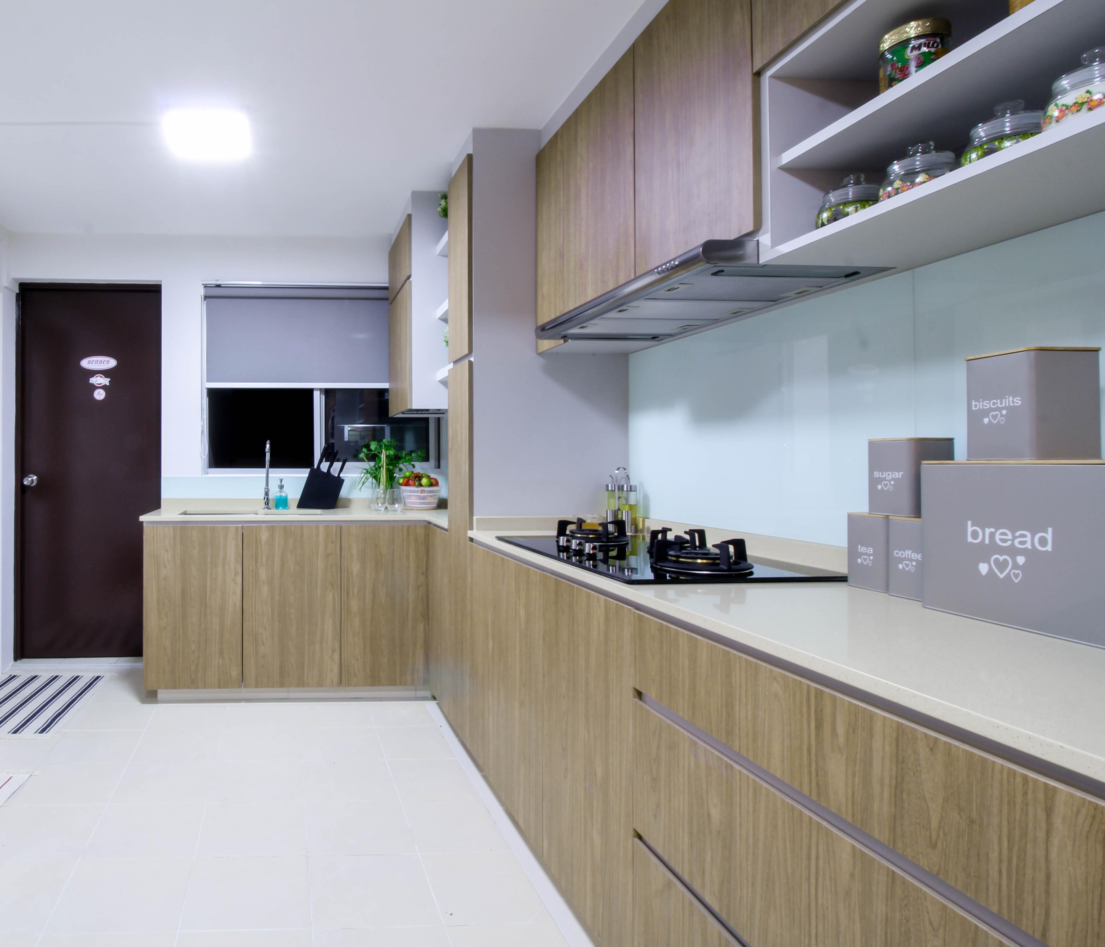 Contemporary, Industrial, Modern Design - Kitchen - HDB 3 Room - Design by Sense & Semblance Pte Ltd