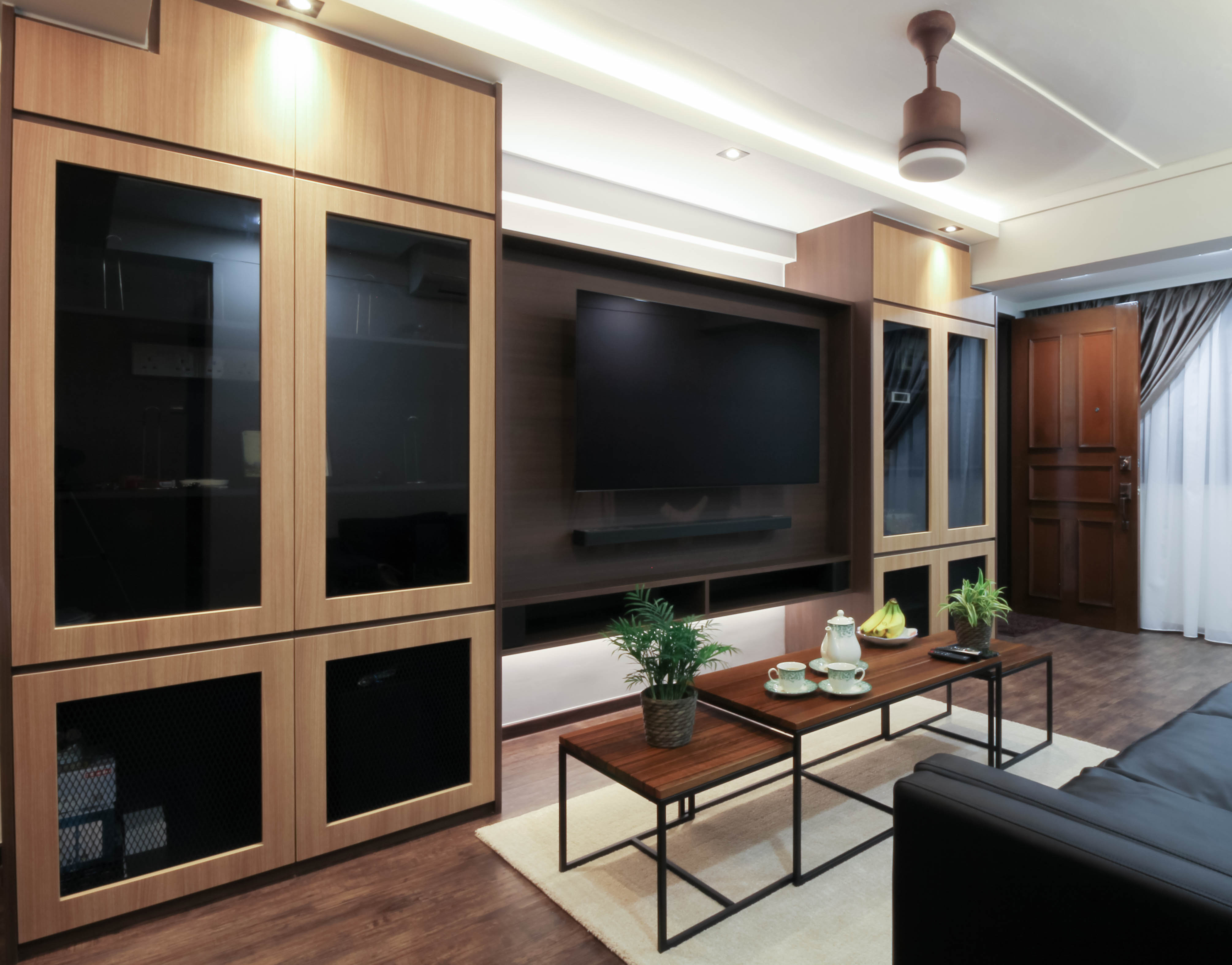 Contemporary, Industrial, Modern Design - Living Room - HDB 3 Room - Design by Sense & Semblance Pte Ltd