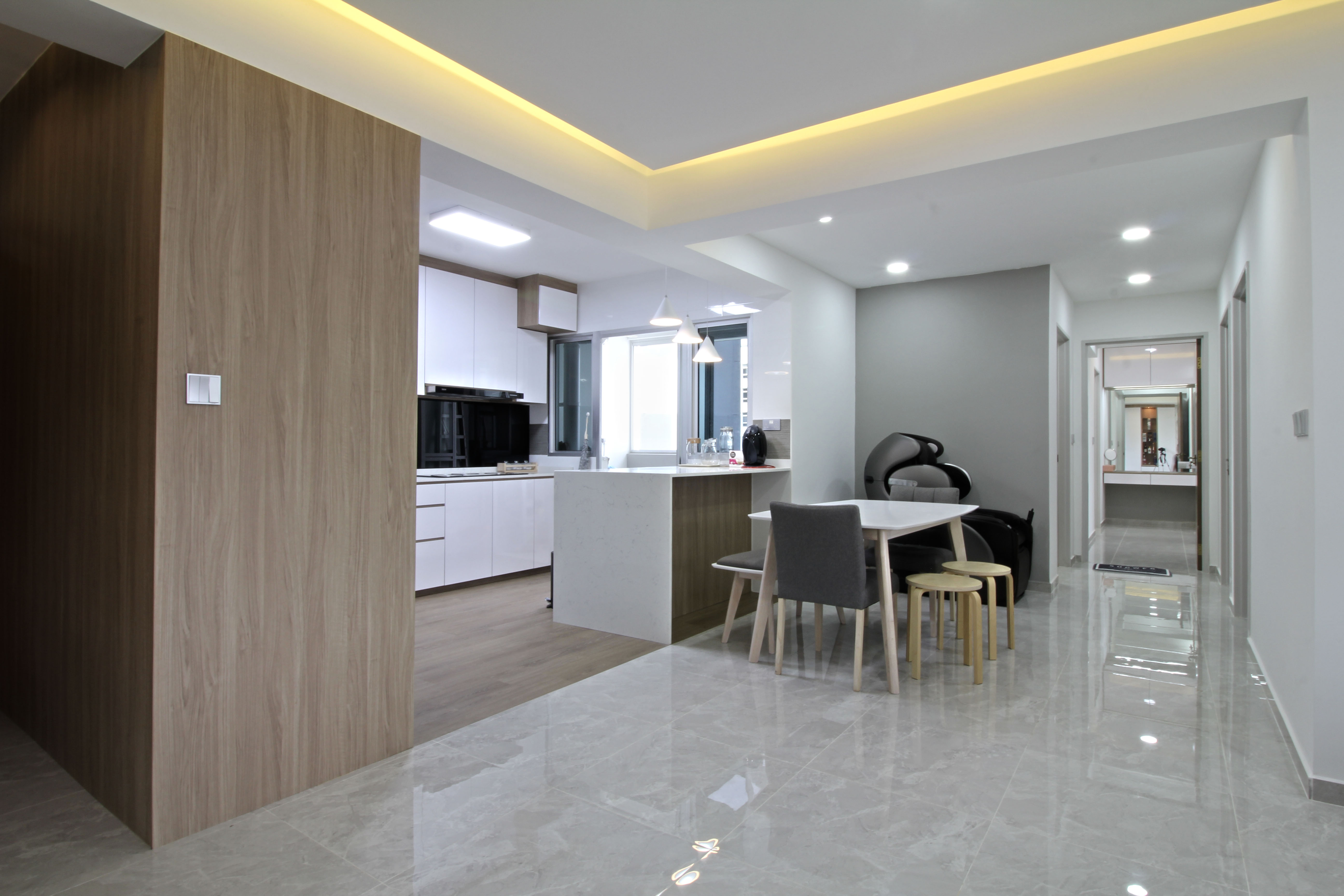 Minimalist, Scandinavian Design - Dining Room - HDB 5 Room - Design by Sense & Semblance Pte Ltd