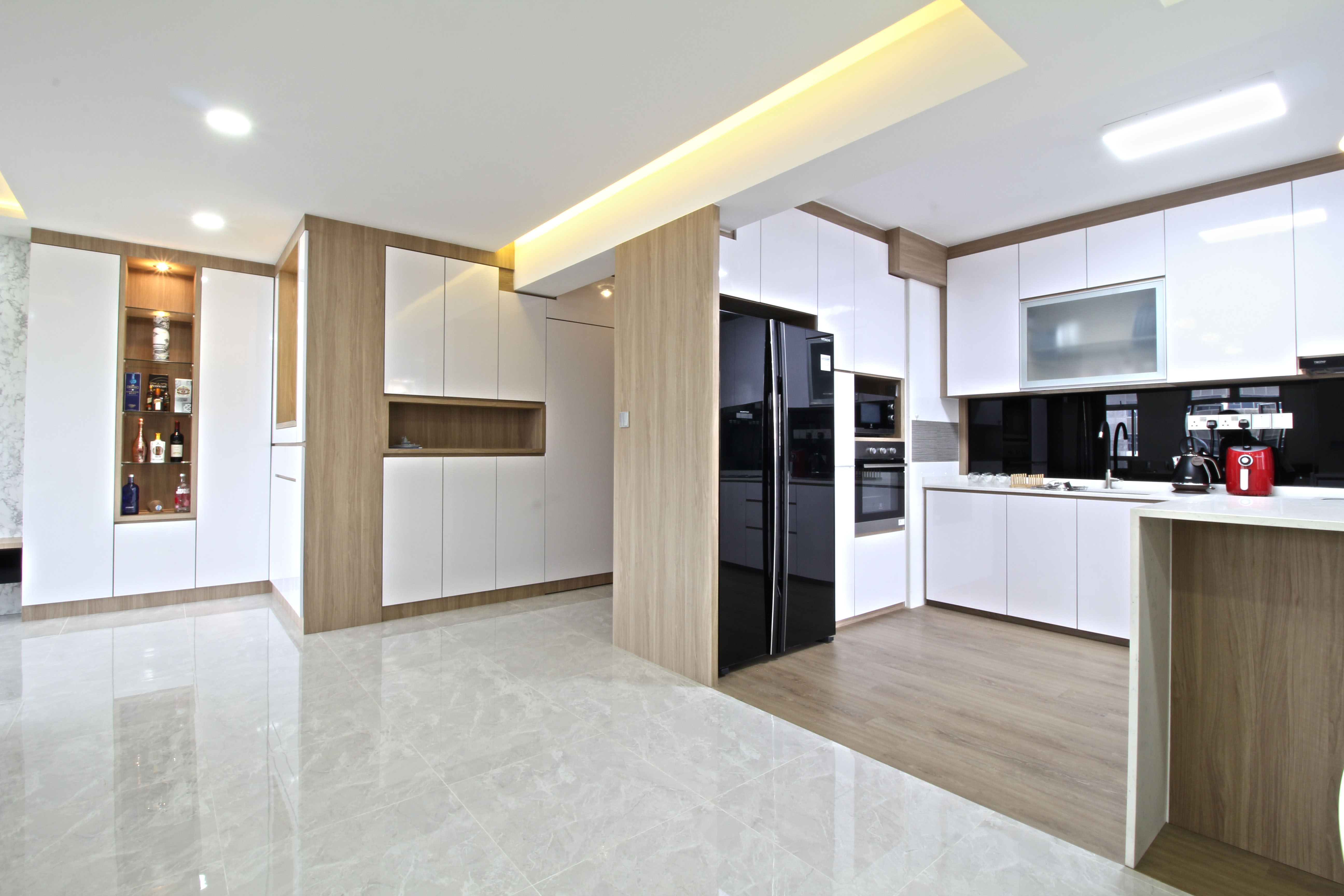 Minimalist, Scandinavian Design - Kitchen - HDB 5 Room - Design by Sense & Semblance Pte Ltd