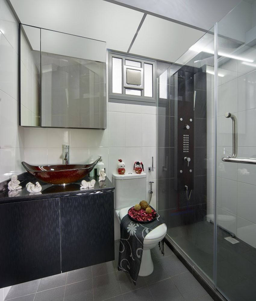 Contemporary, Modern Design - Bathroom - HDB 5 Room - Design by Six Dimension Design & Decor Pte Ltd
