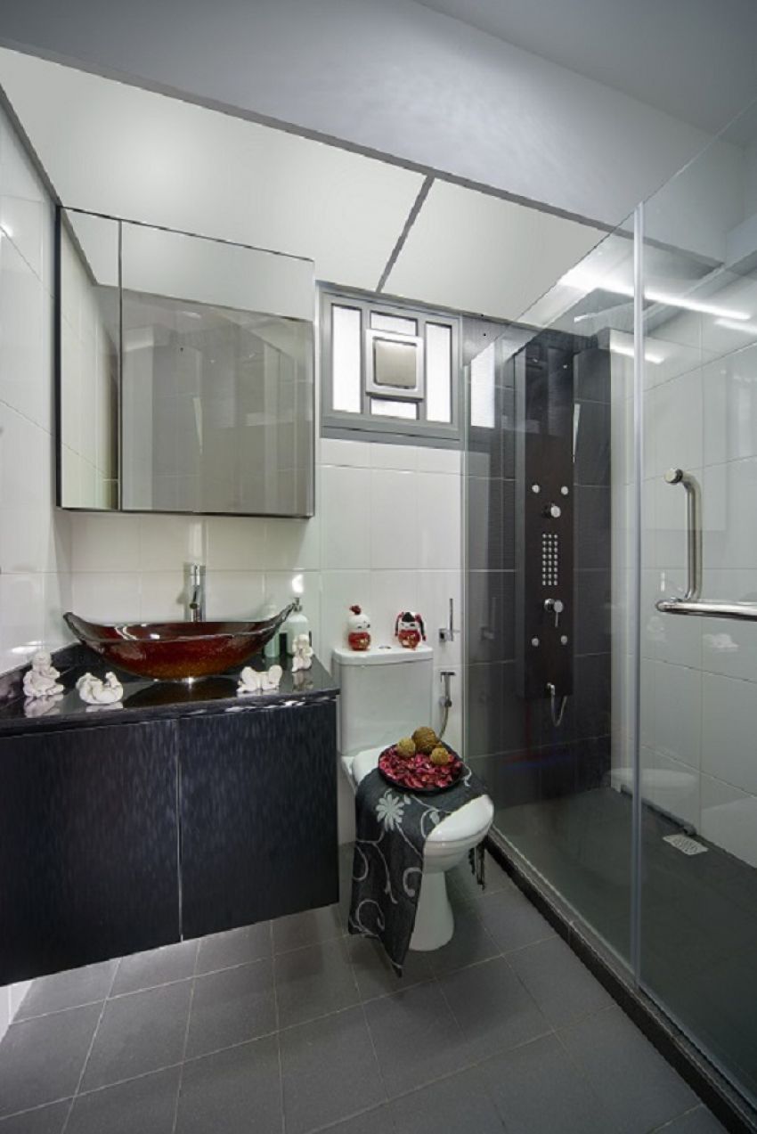 Contemporary, Modern Design - Bathroom - HDB 5 Room - Design by Six Dimension Design & Decor Pte Ltd