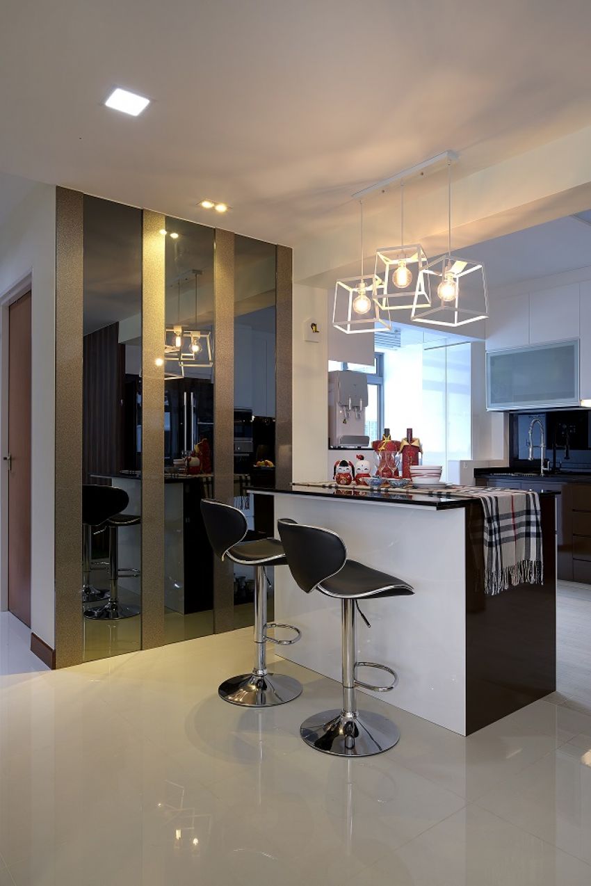 Contemporary, Modern Design - Dining Room - HDB 5 Room - Design by Six Dimension Design & Decor Pte Ltd