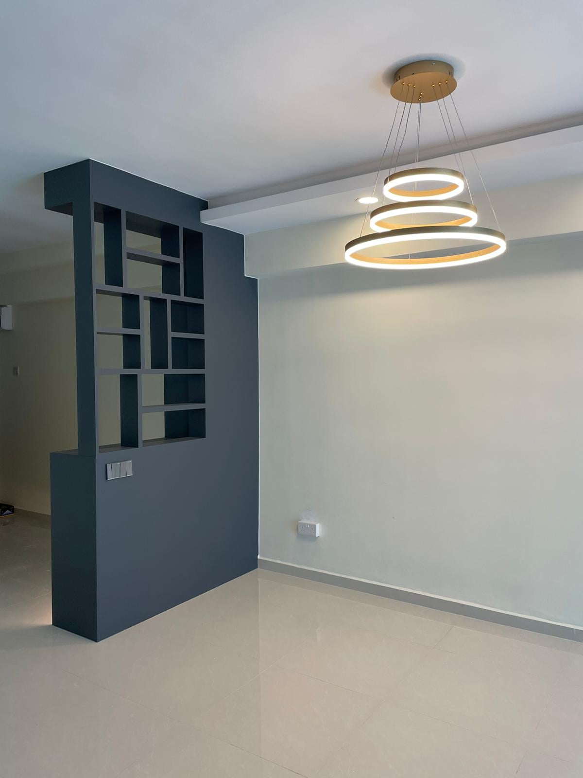 Contemporary Design - Living Room - HDB 5 Room - Design by Six Dimension Design & Decor Pte Ltd