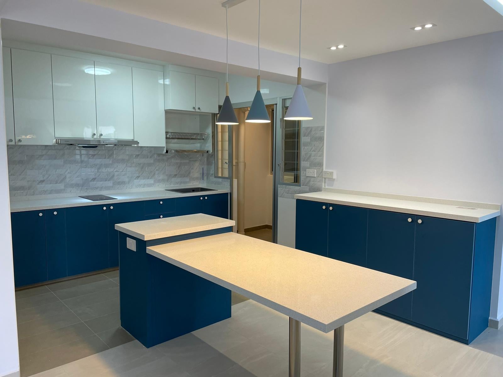 Contemporary Design - Kitchen - HDB 4 Room - Design by Six Dimension Design & Decor Pte Ltd