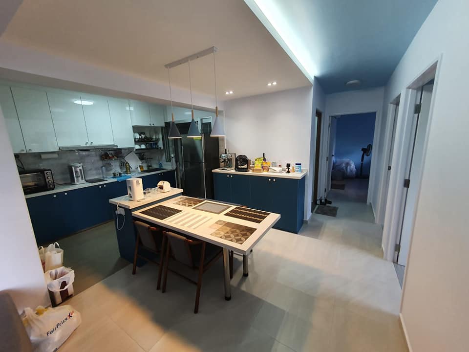 Contemporary Design - Kitchen - HDB 4 Room - Design by Six Dimension Design & Decor Pte Ltd