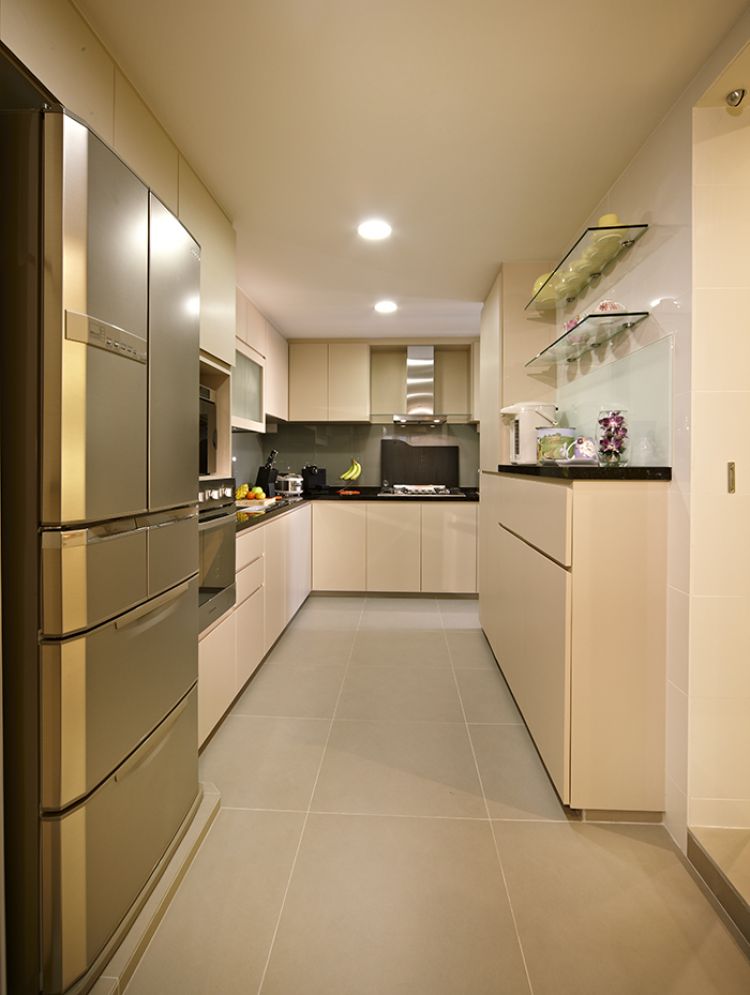 Retro, Rustic Design - Kitchen - HDB 5 Room - Design by Six Dimension Design & Decor Pte Ltd