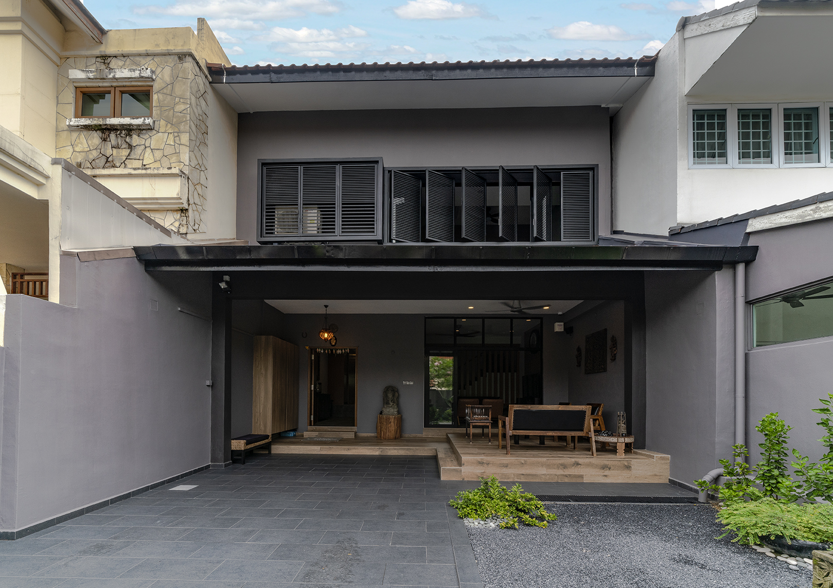 Contemporary, Modern Design - Balcony - Landed House - Design by Six Dimension Design & Decor Pte Ltd