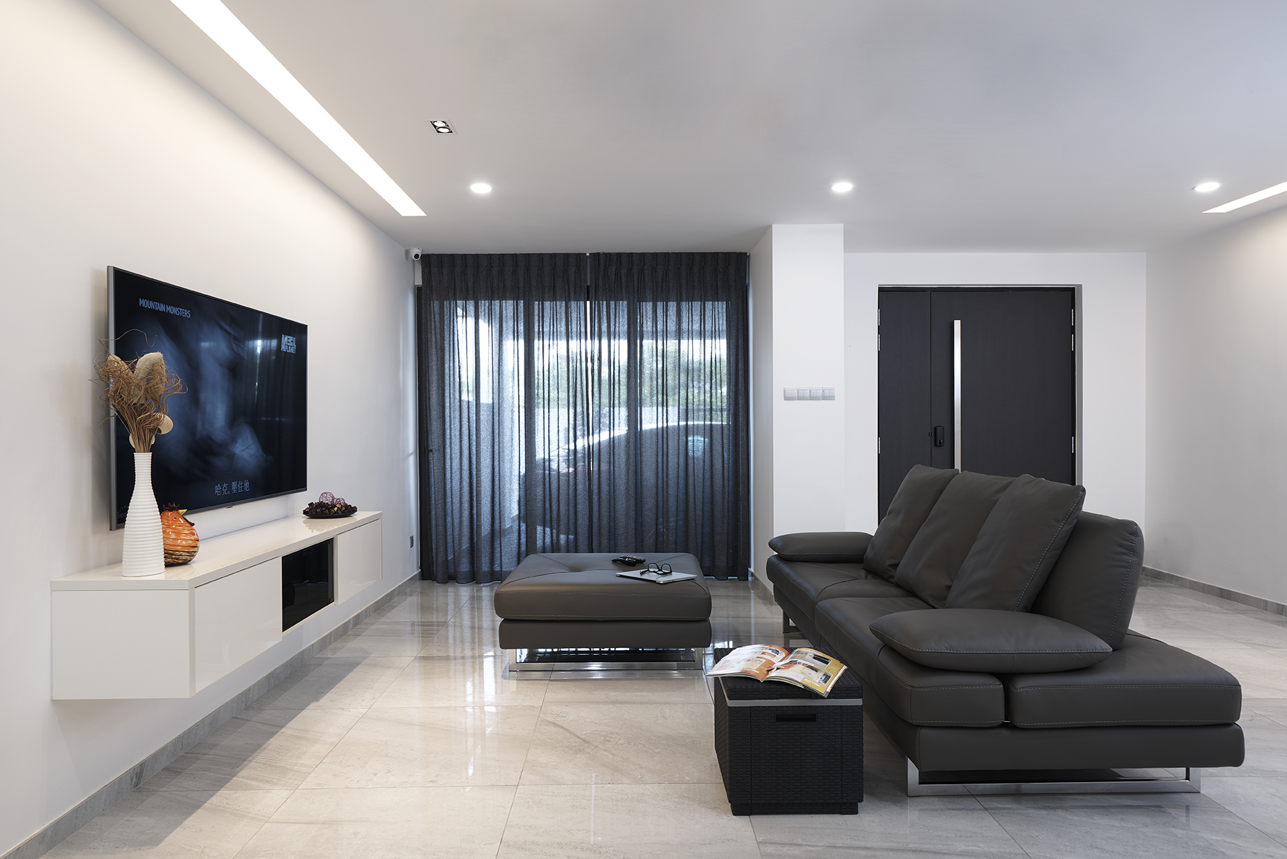Modern Design - Living Room - Landed House - Design by Six Dimension Design & Decor Pte Ltd