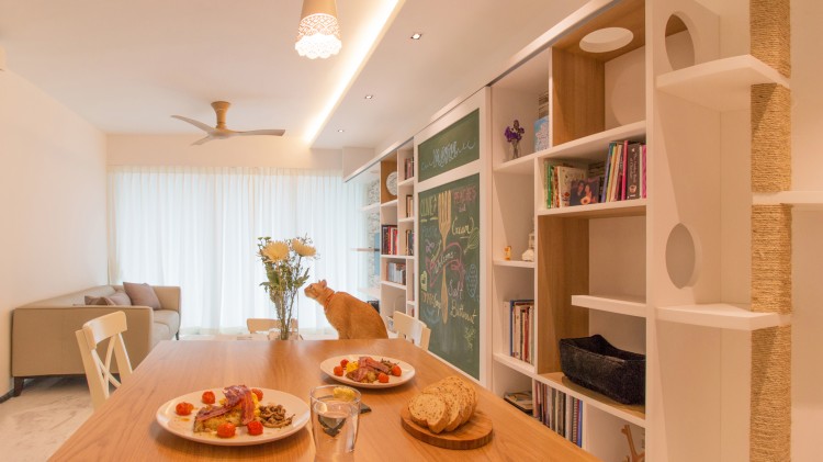 Contemporary, Minimalist, Scandinavian Design - Dining Room - Condominium - Design by Sketch.ID