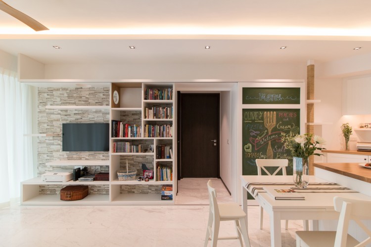 Contemporary, Minimalist, Scandinavian Design - Living Room - Condominium - Design by Sketch.ID