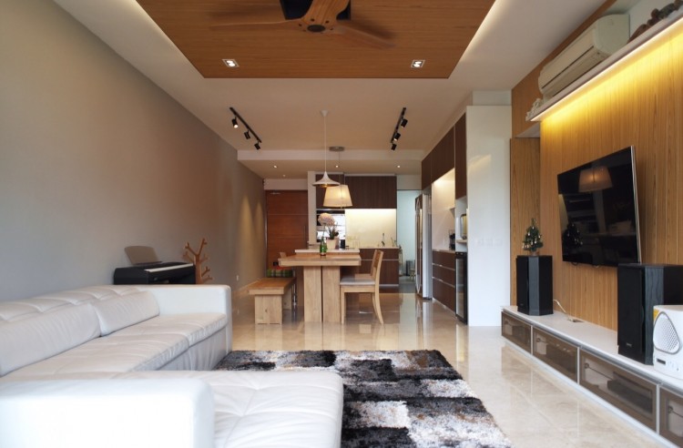 Contemporary, Modern Design - Living Room - Condominium - Design by Sketch.ID