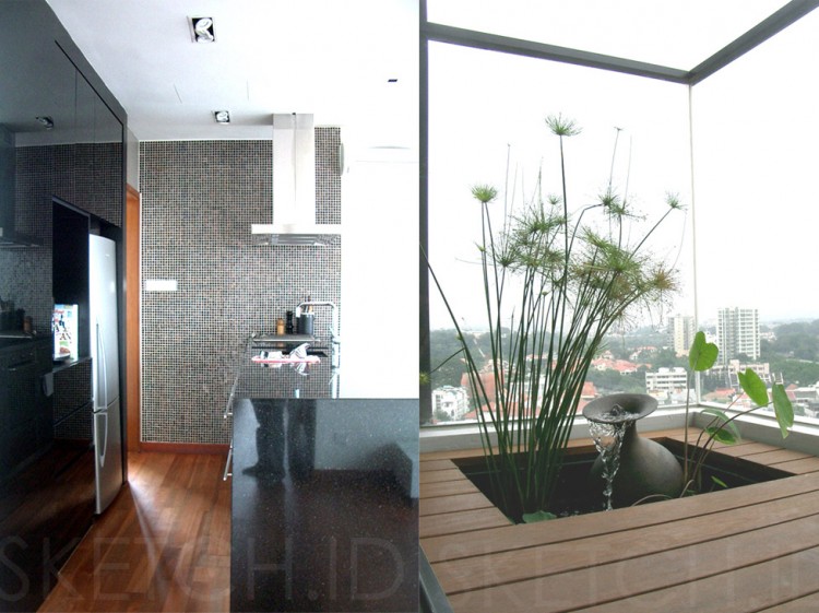 Contemporary, Modern Design - Kitchen - Condominium - Design by Sketch.ID