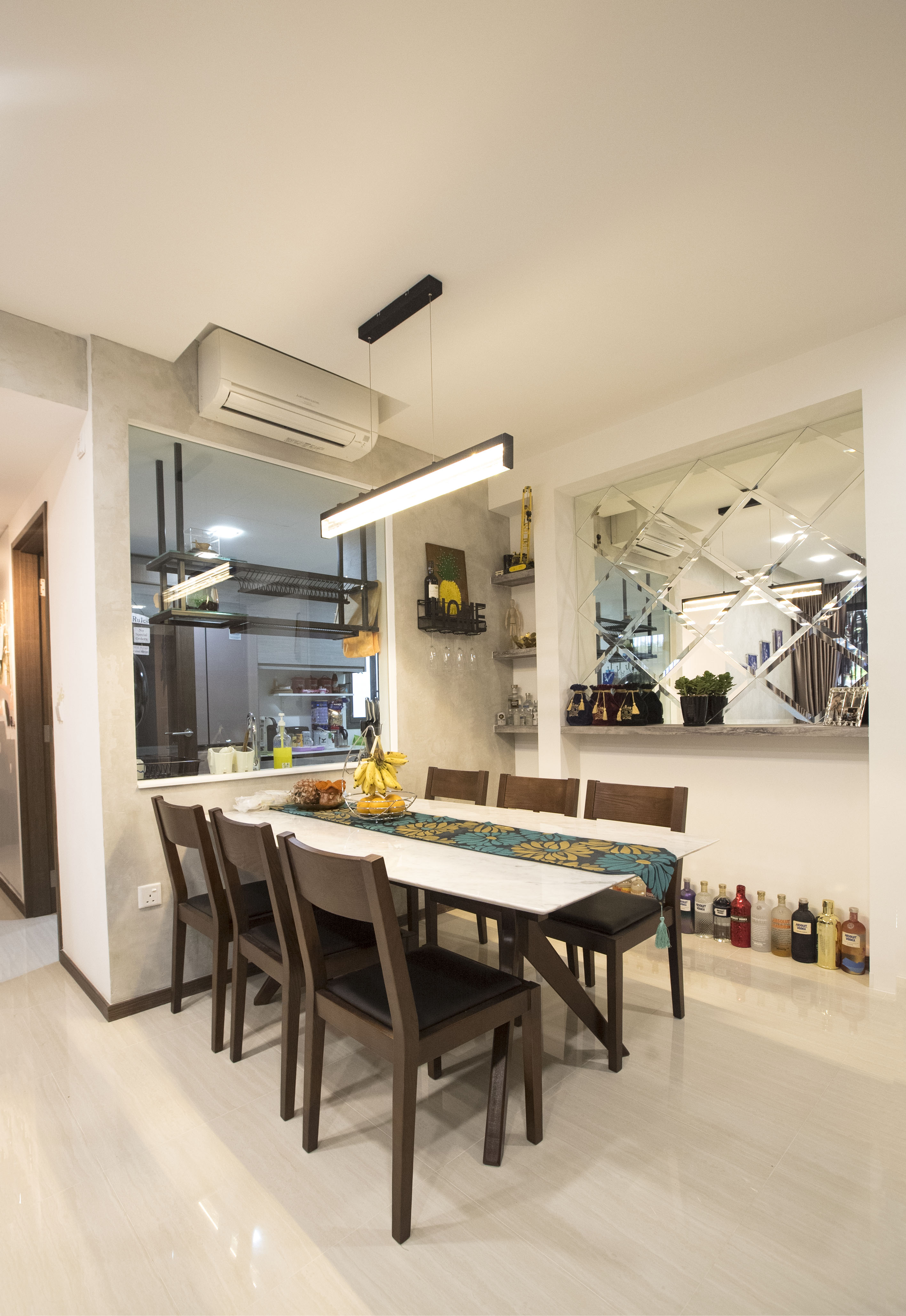 Modern Design - Dining Room - Condominium - Design by Sky Creation