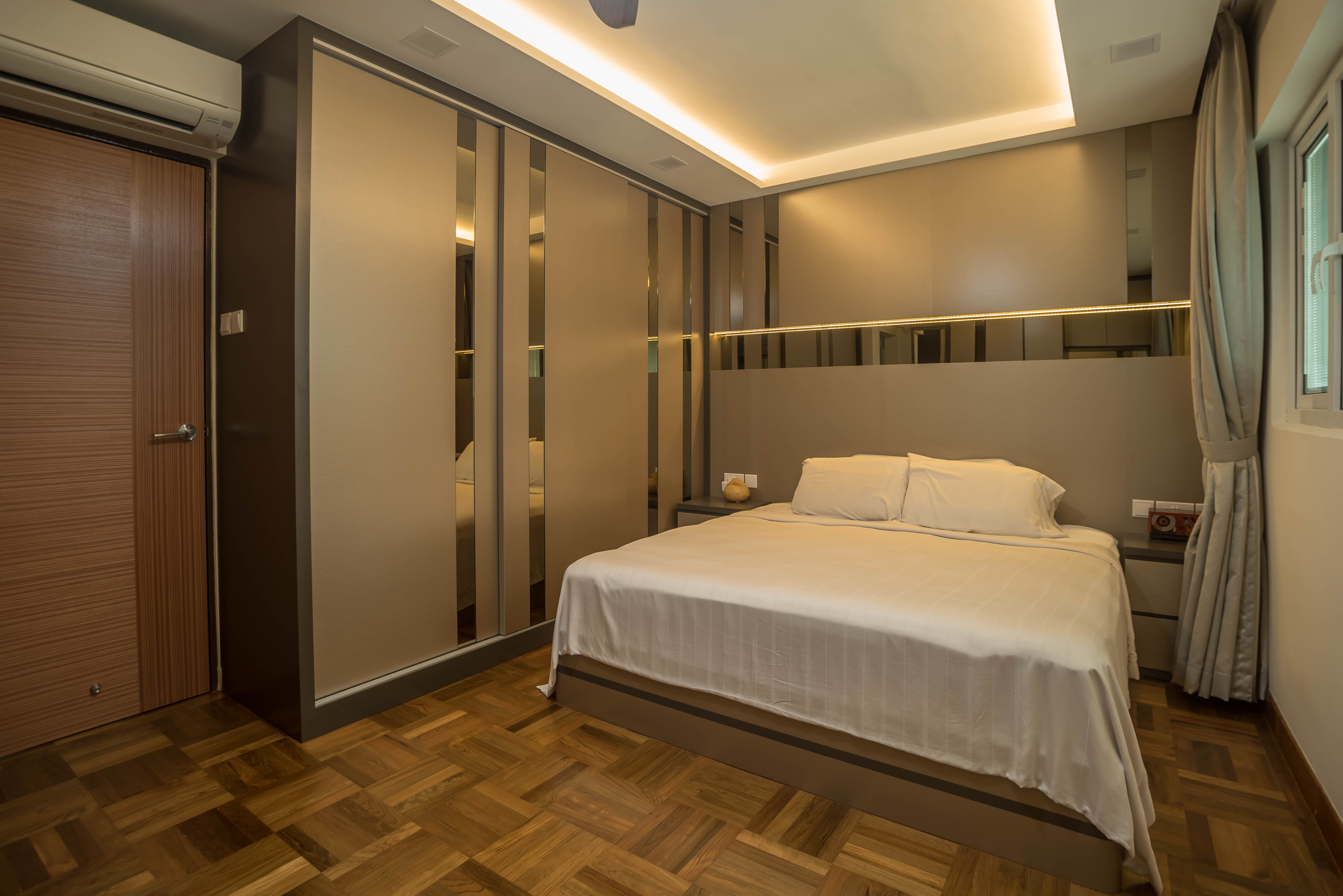 Modern Design - Bedroom - HDB Executive Apartment - Design by Sky Creation