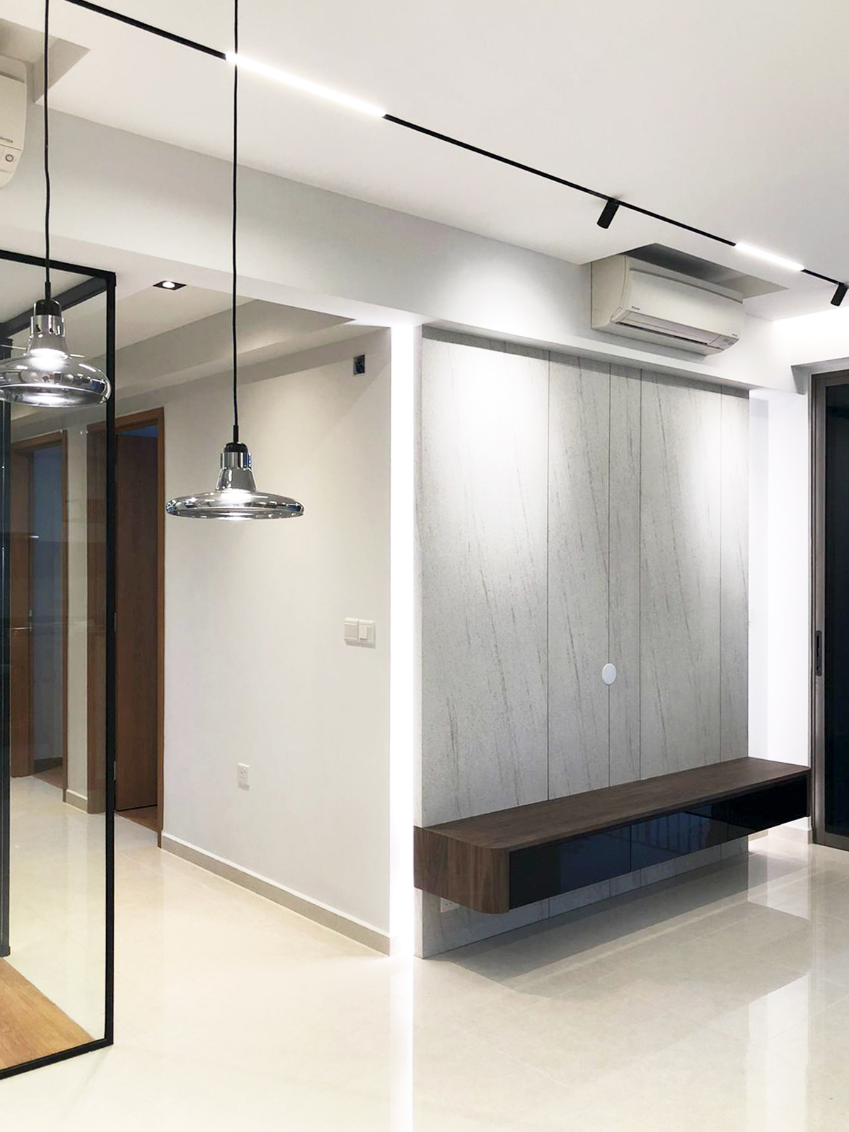 Contemporary, Modern Design - Living Room - Condominium - Design by Sky Creation