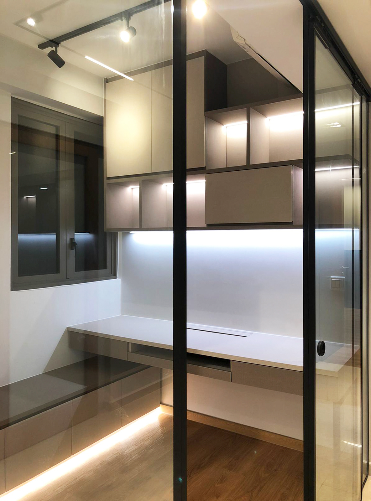 Contemporary, Modern Design - Study Room - Condominium - Design by Sky Creation