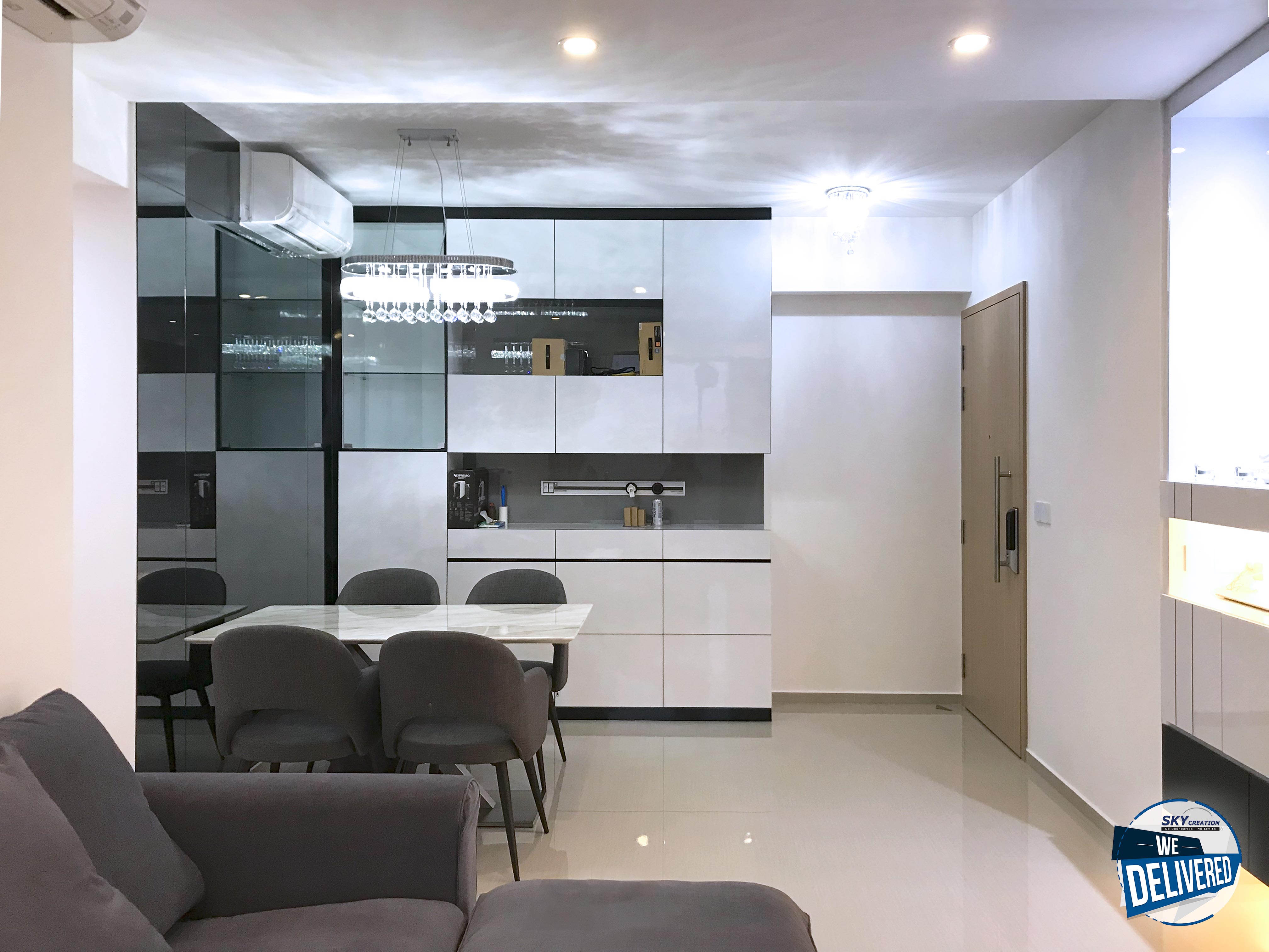 Contemporary, Modern Design - Dining Room - Condominium - Design by Sky Creation