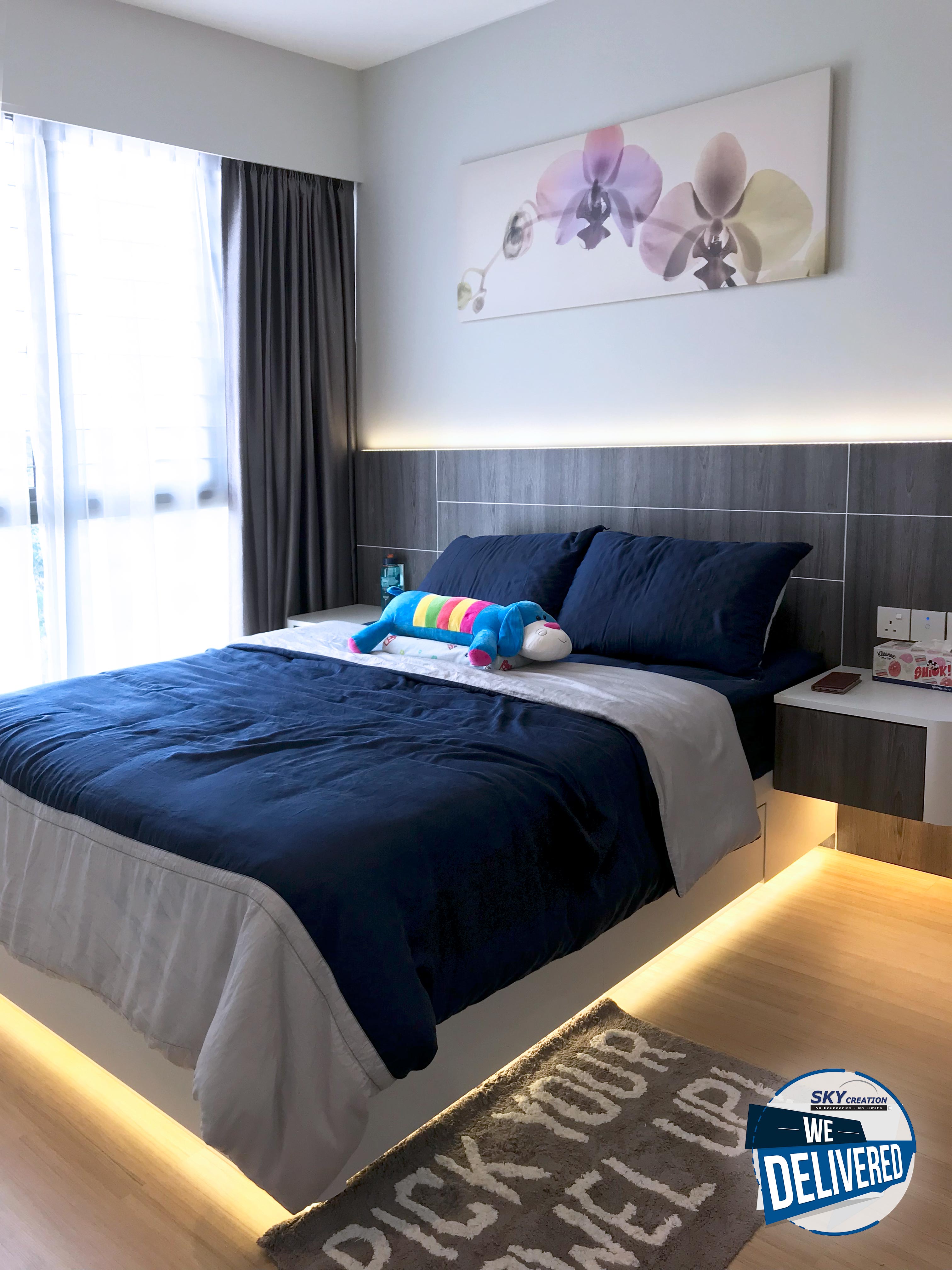 Contemporary, Modern Design - Bedroom - Condominium - Design by Sky Creation