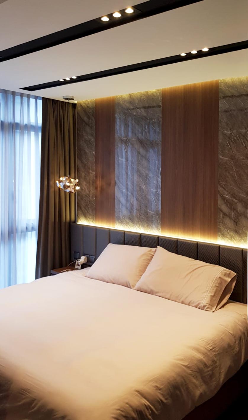 Industrial, Resort Design - Bedroom - Condominium - Design by Sky Creation