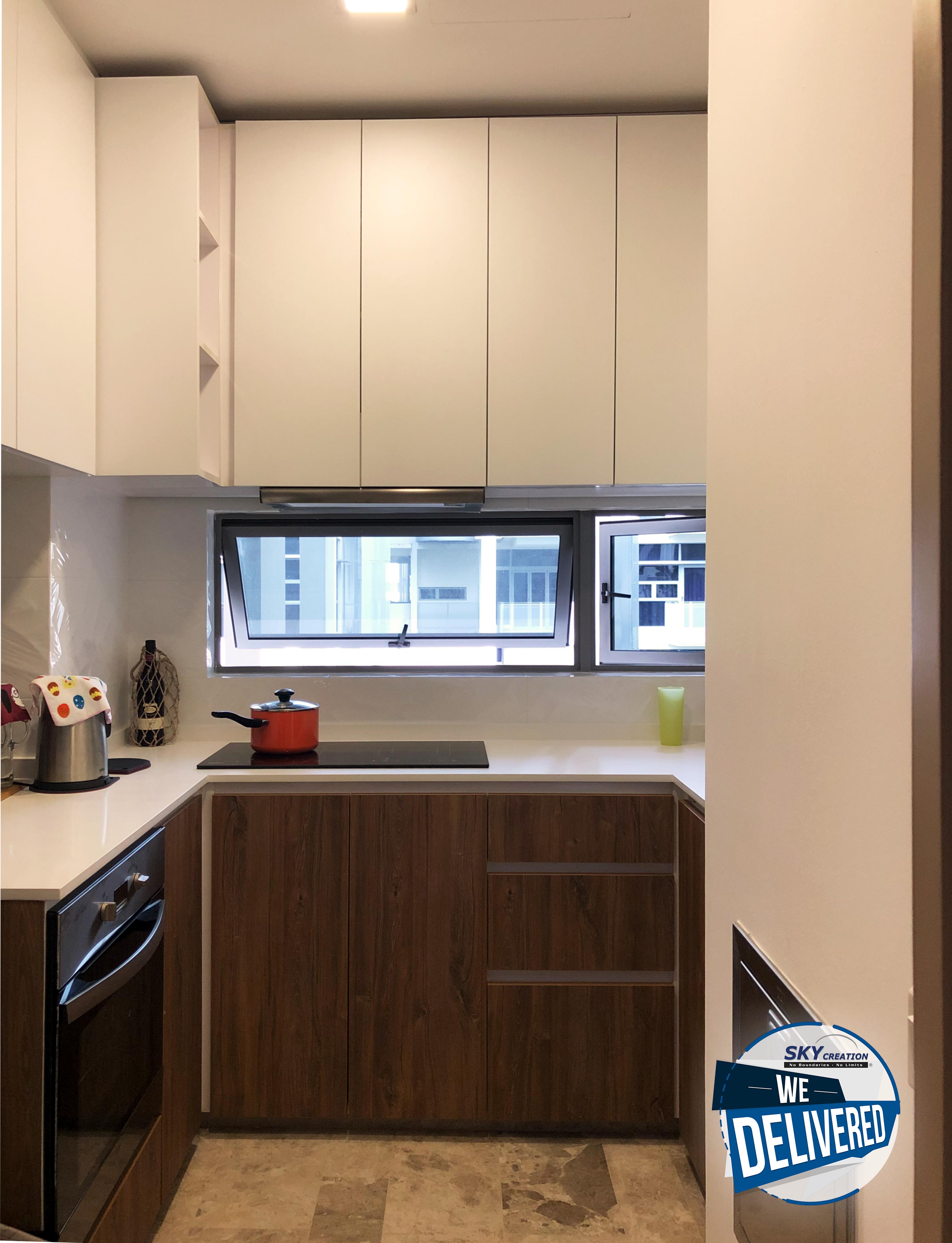 Scandinavian Design - Kitchen - Condominium - Design by Sky Creation