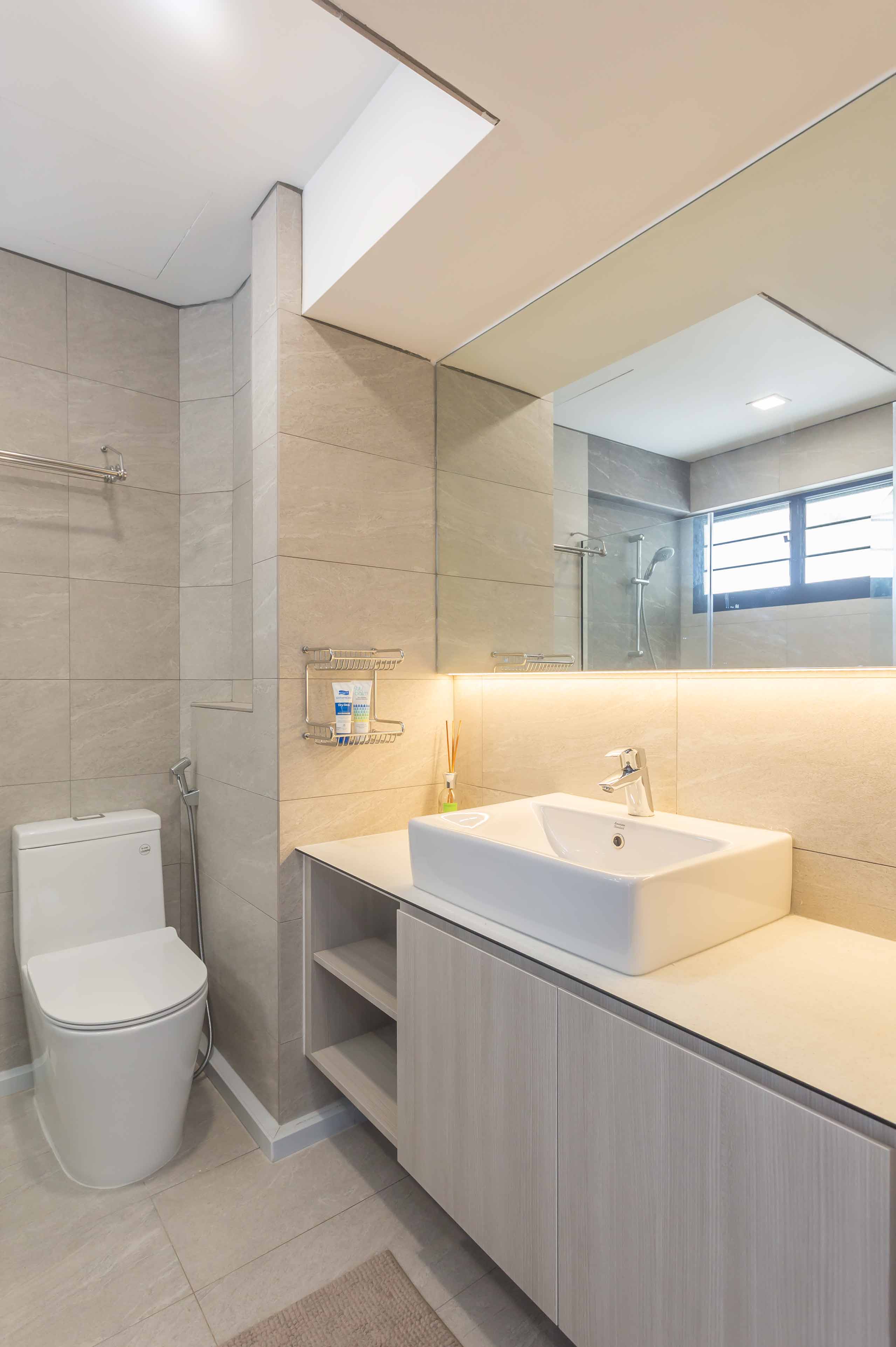 Modern Design - Bathroom - HDB 4 Room - Design by Sky Creation