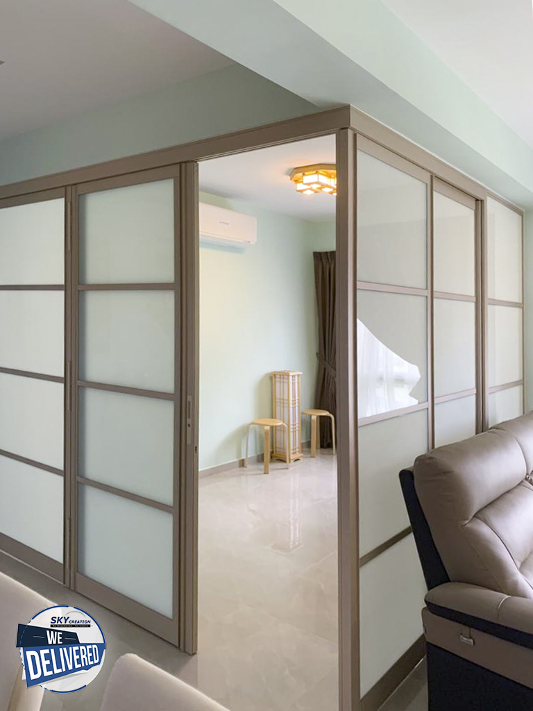Minimalist Design - Living Room - HDB 4 Room - Design by Sky Creation