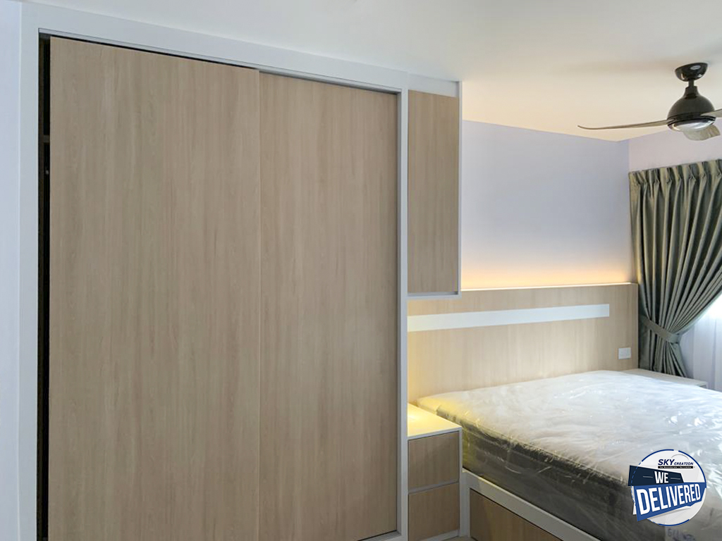 Minimalist Design - Bedroom - HDB 4 Room - Design by Sky Creation