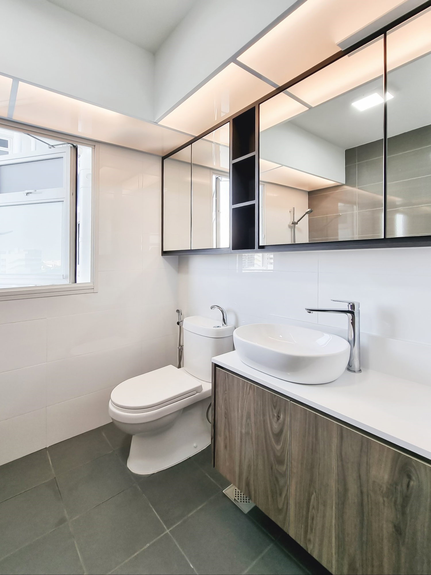 Modern Design - Bathroom - HDB 5 Room - Design by Sky Creation