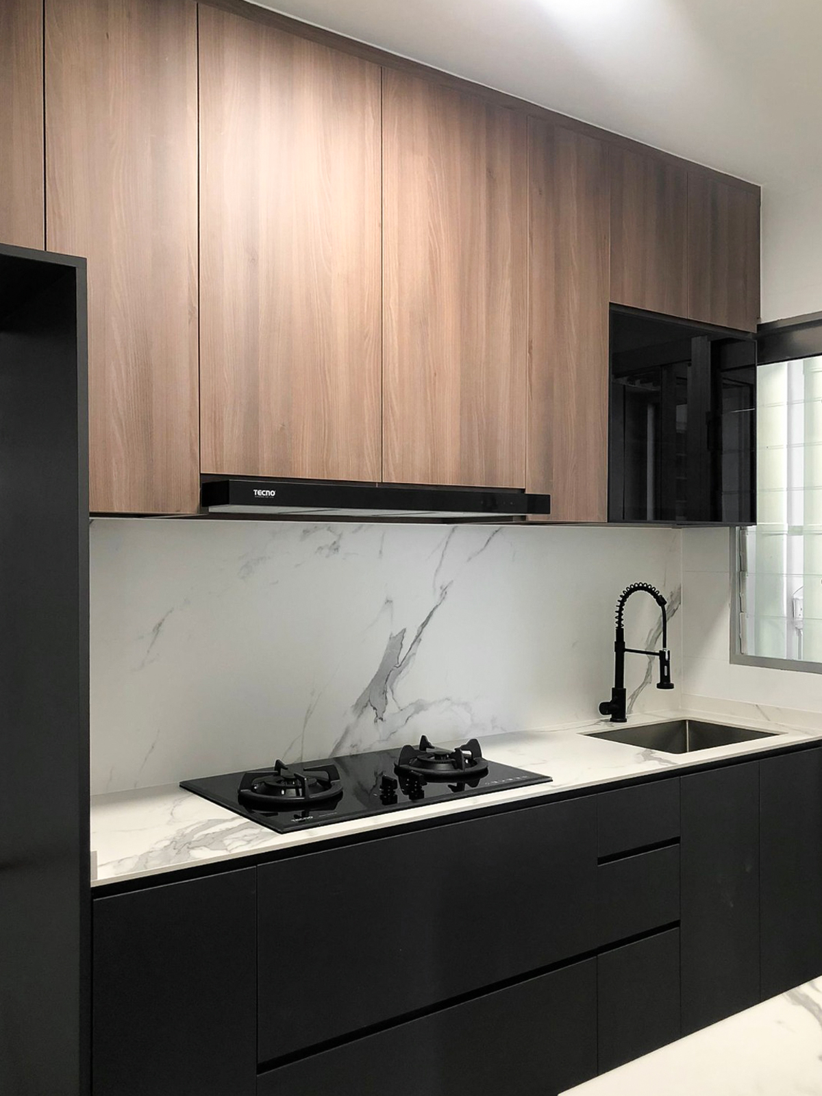 Scandinavian Design - Kitchen - HDB 4 Room - Design by Sky Creation