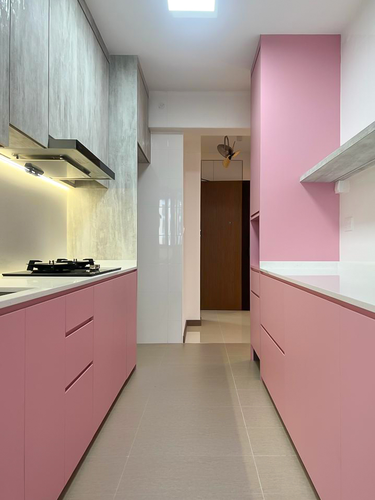 Modern, Scandinavian Design - Kitchen - HDB 4 Room - Design by Sky Creation