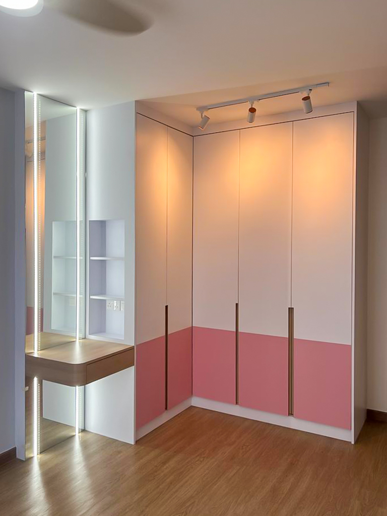 Modern, Scandinavian Design - Bedroom - HDB 4 Room - Design by Sky Creation