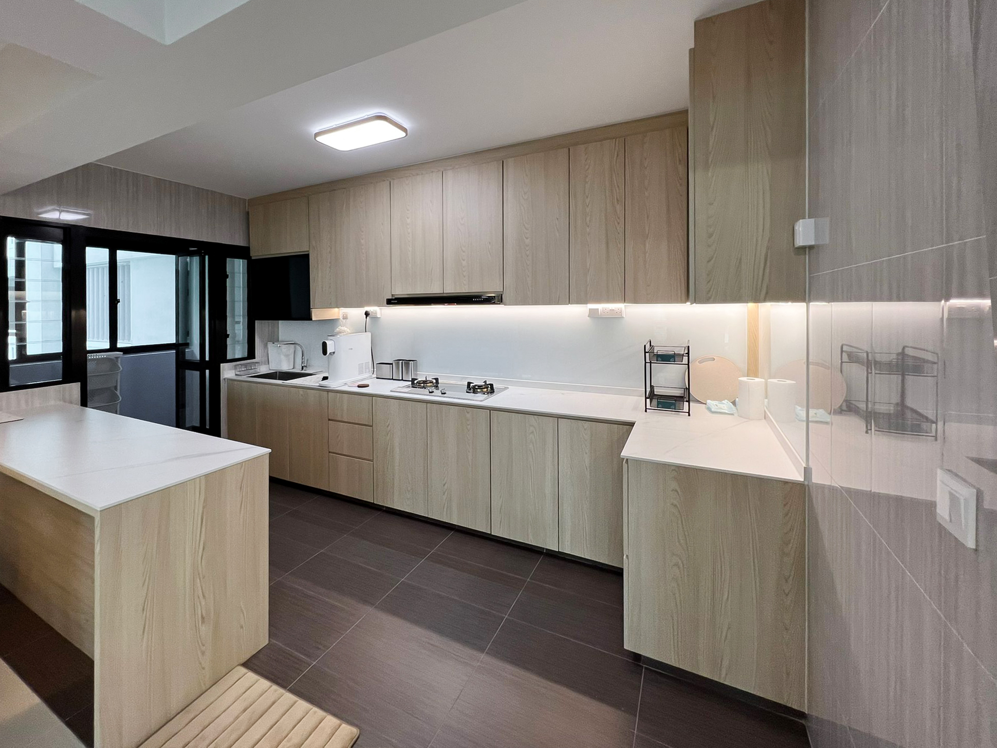 Modern, Scandinavian Design - Kitchen - HDB 5 Room - Design by Sky Creation