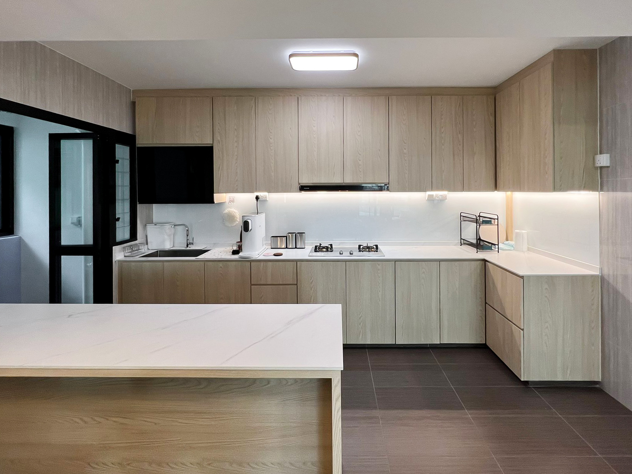 Modern, Scandinavian Design - Kitchen - HDB 5 Room - Design by Sky Creation