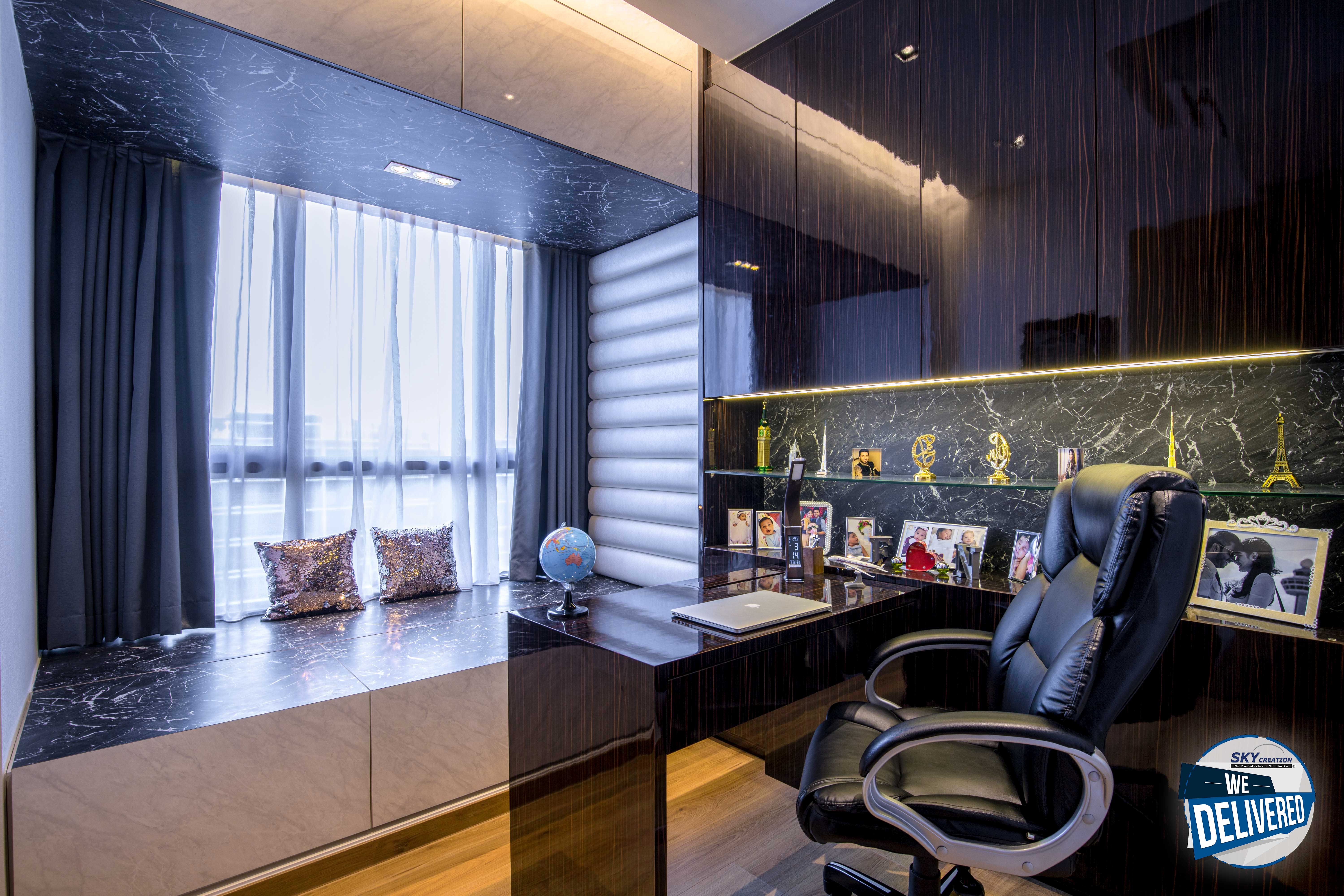 Contemporary, Resort Design - Study Room - Condominium - Design by Sky Creation