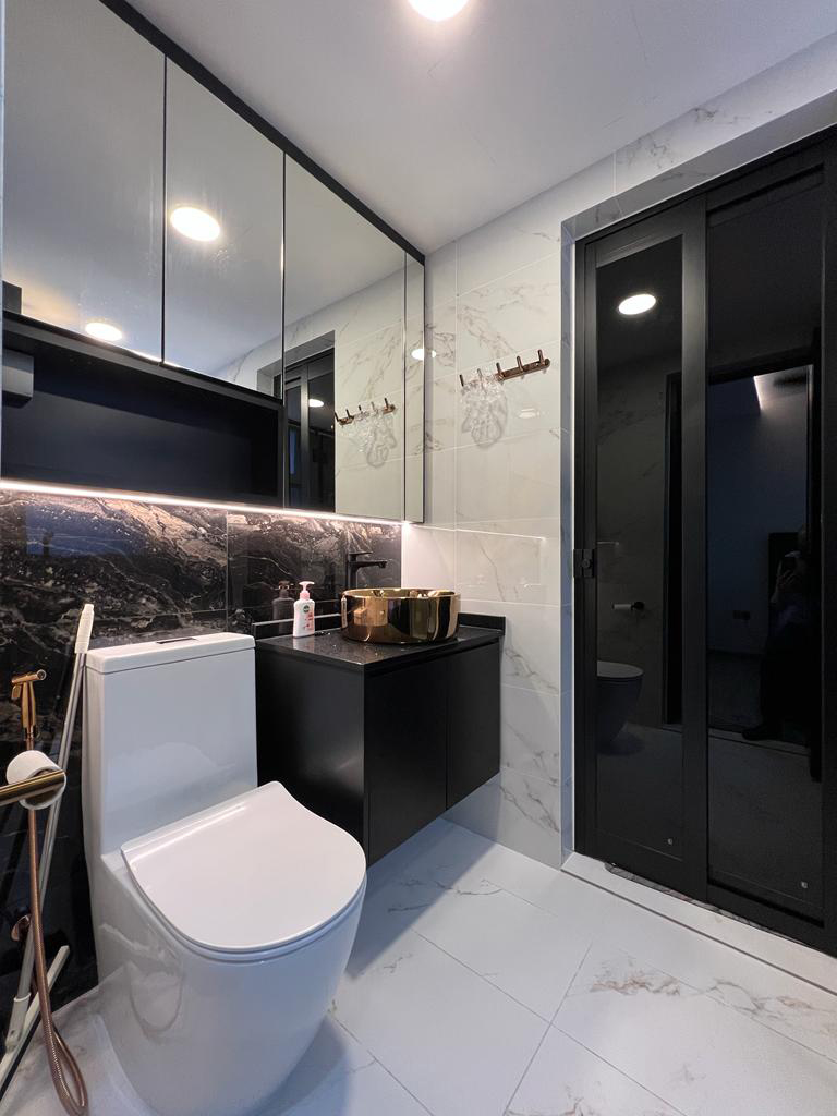 Scandinavian Design - Bathroom - Condominium - Design by Sky Creation