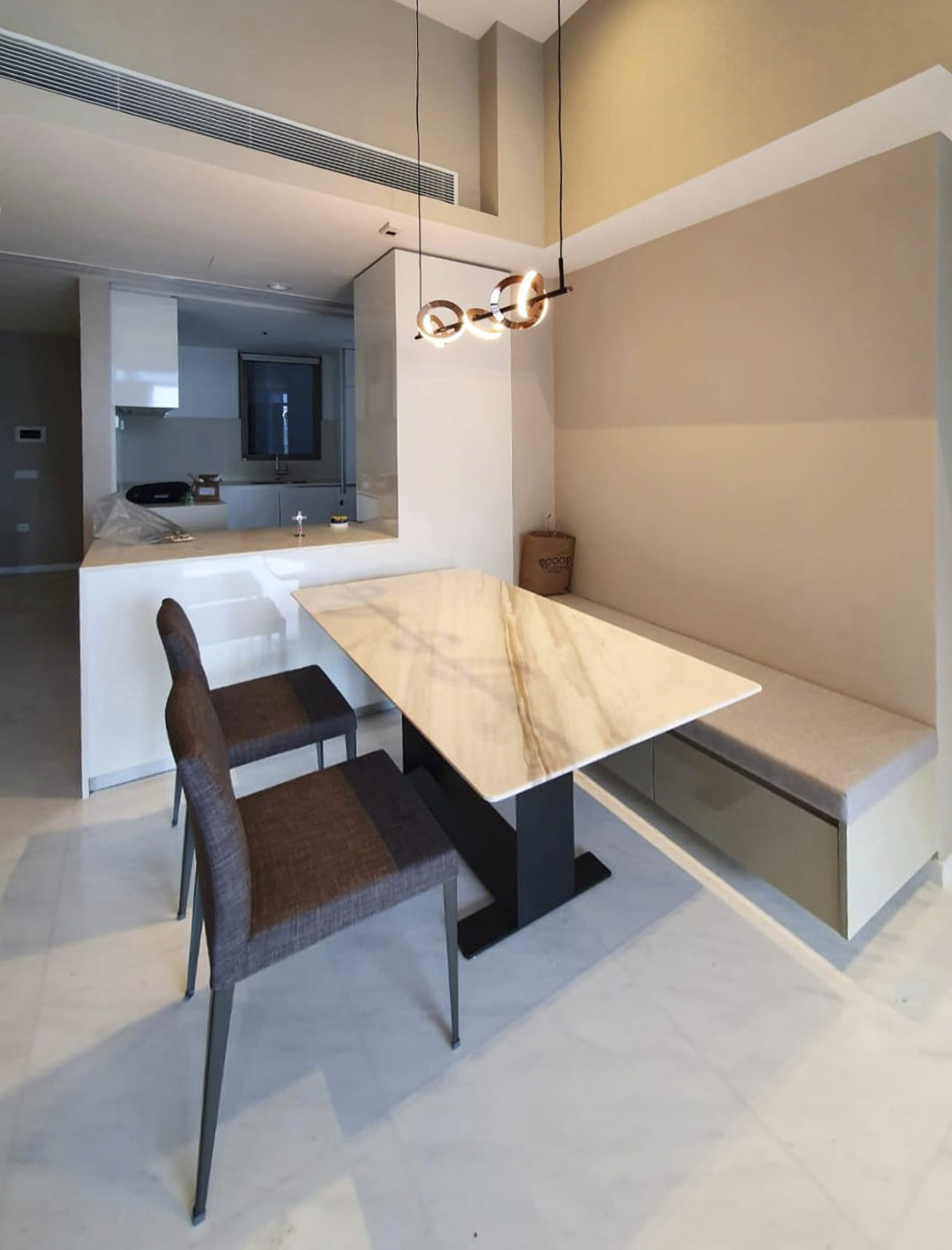 Contemporary, Minimalist Design - Dining Room - Condominium - Design by Sky Creation