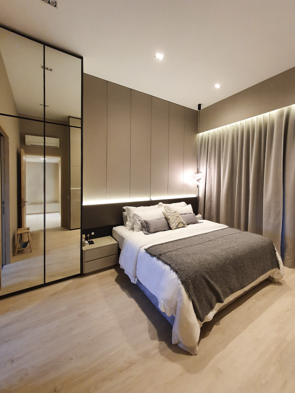 Contemporary, Minimalist Design - Bedroom - Condominium - Design by Sky Creation