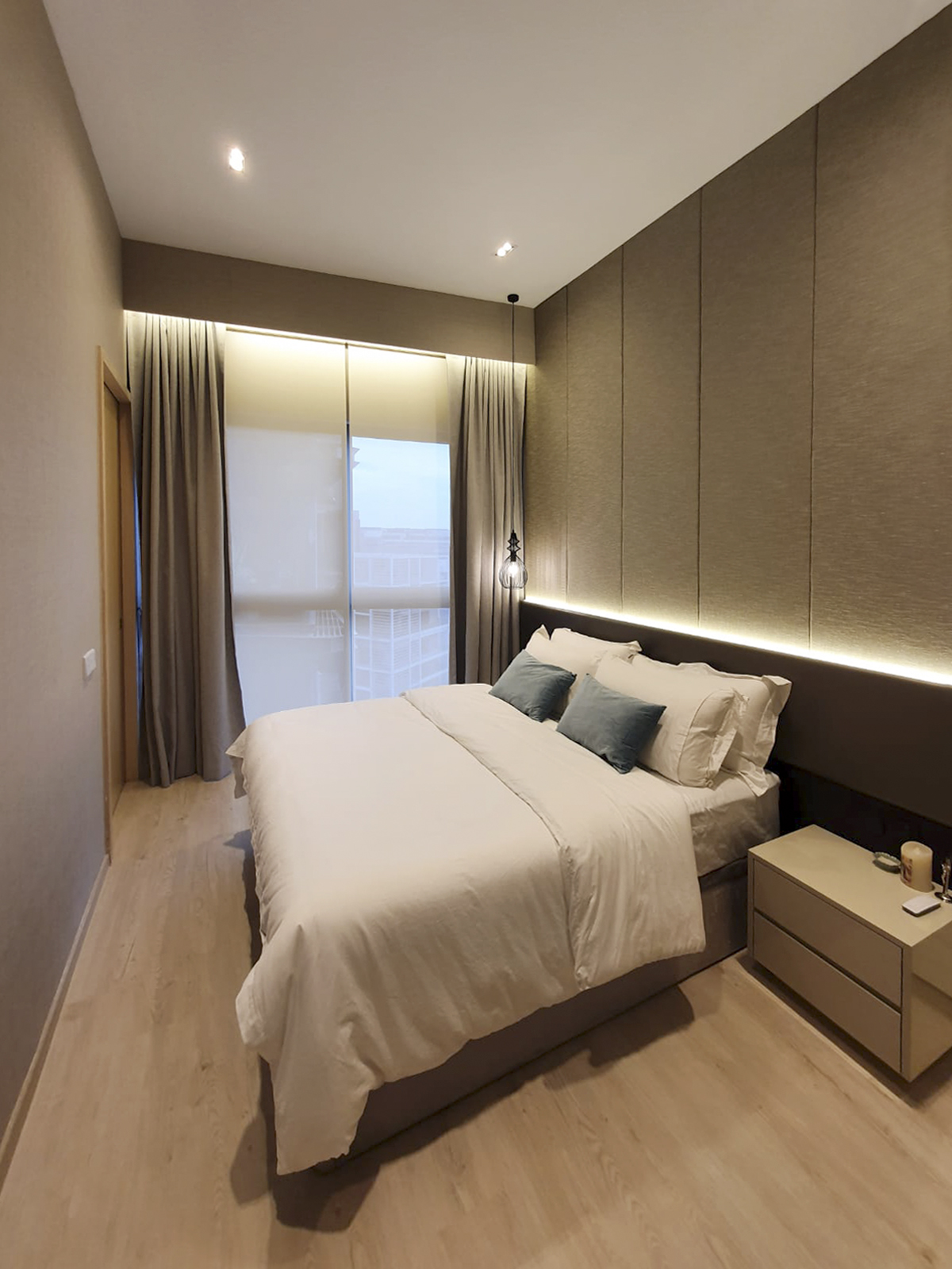 Contemporary, Minimalist Design - Bedroom - Condominium - Design by Sky Creation