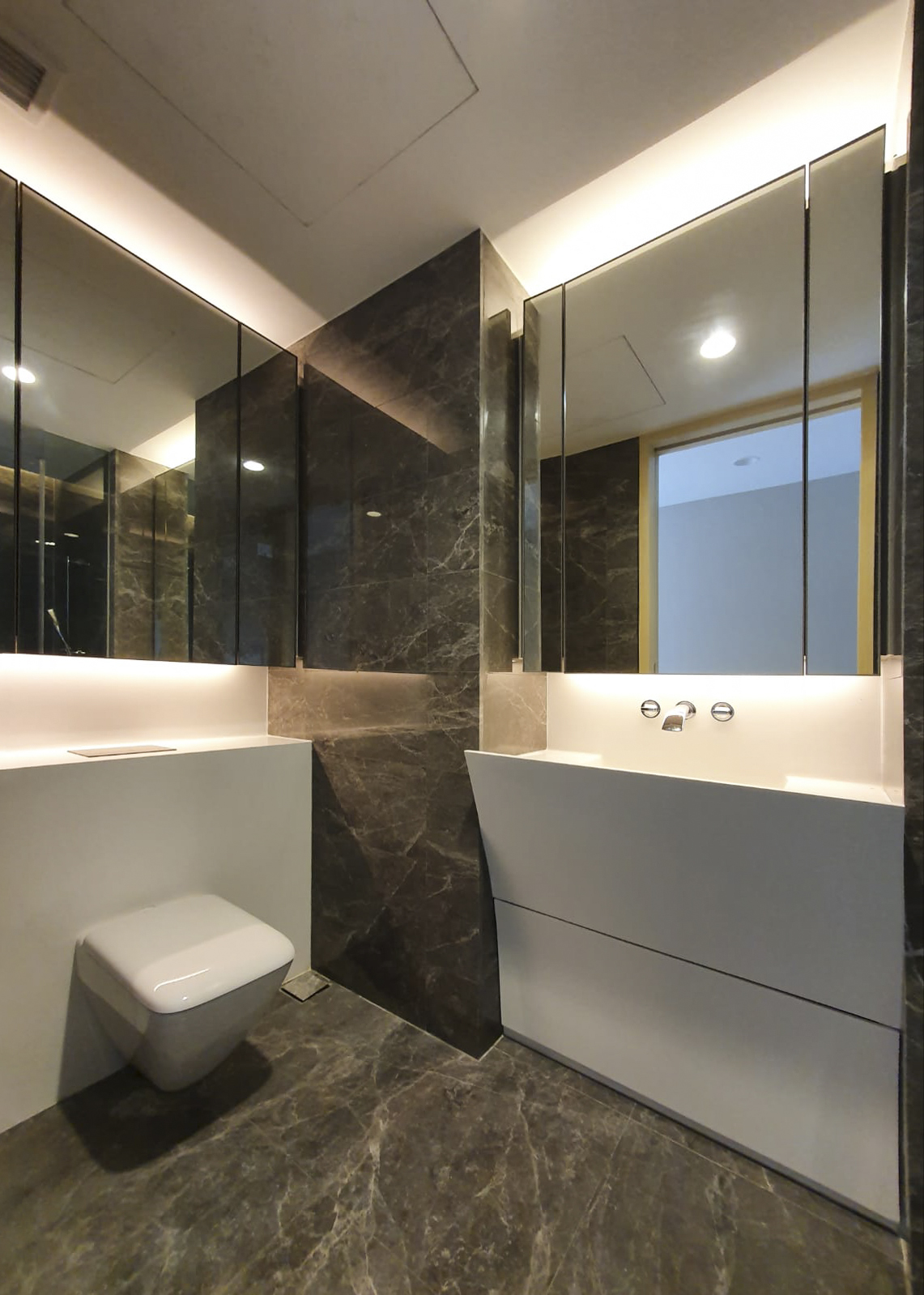Contemporary, Minimalist Design - Bathroom - Condominium - Design by Sky Creation