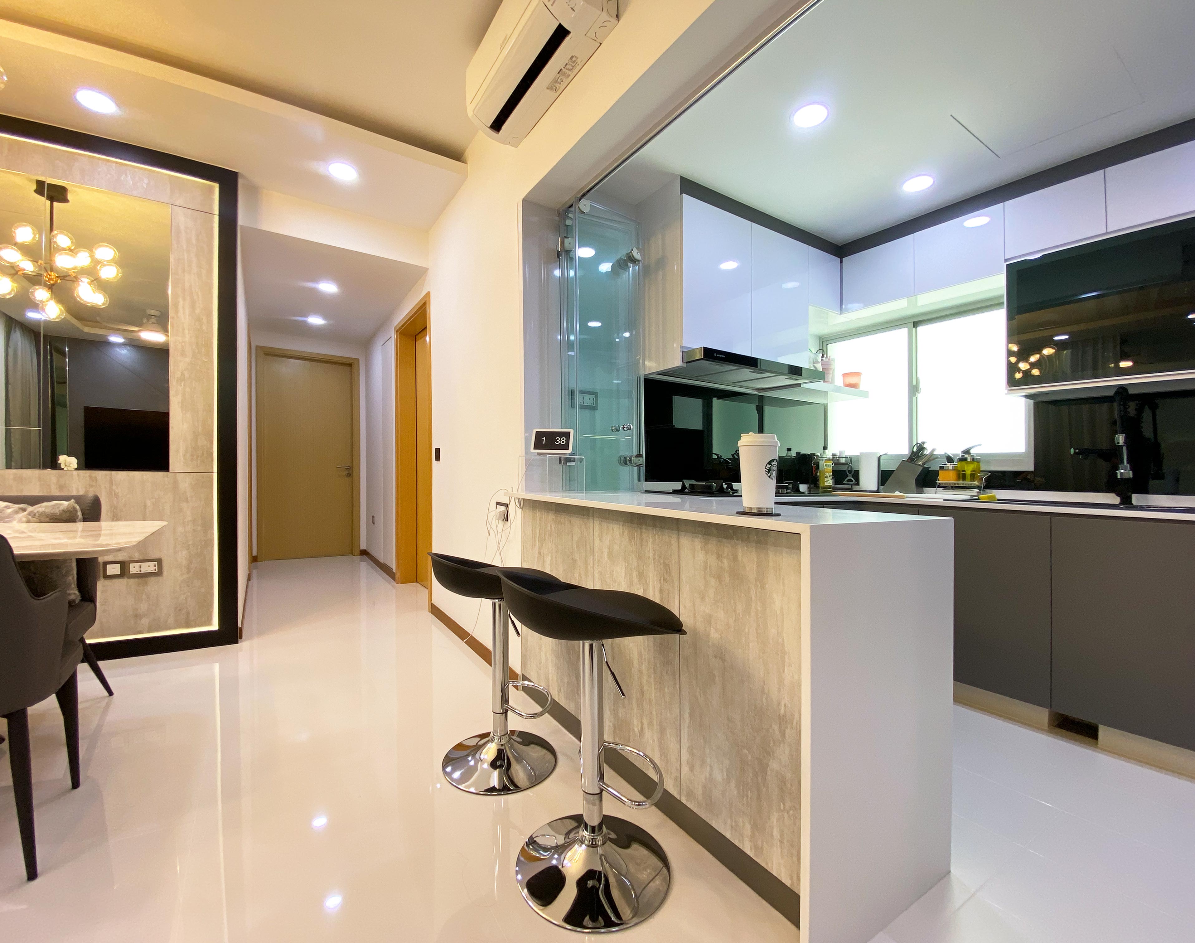 Contemporary Design - Kitchen - Condominium - Design by Sky Creation