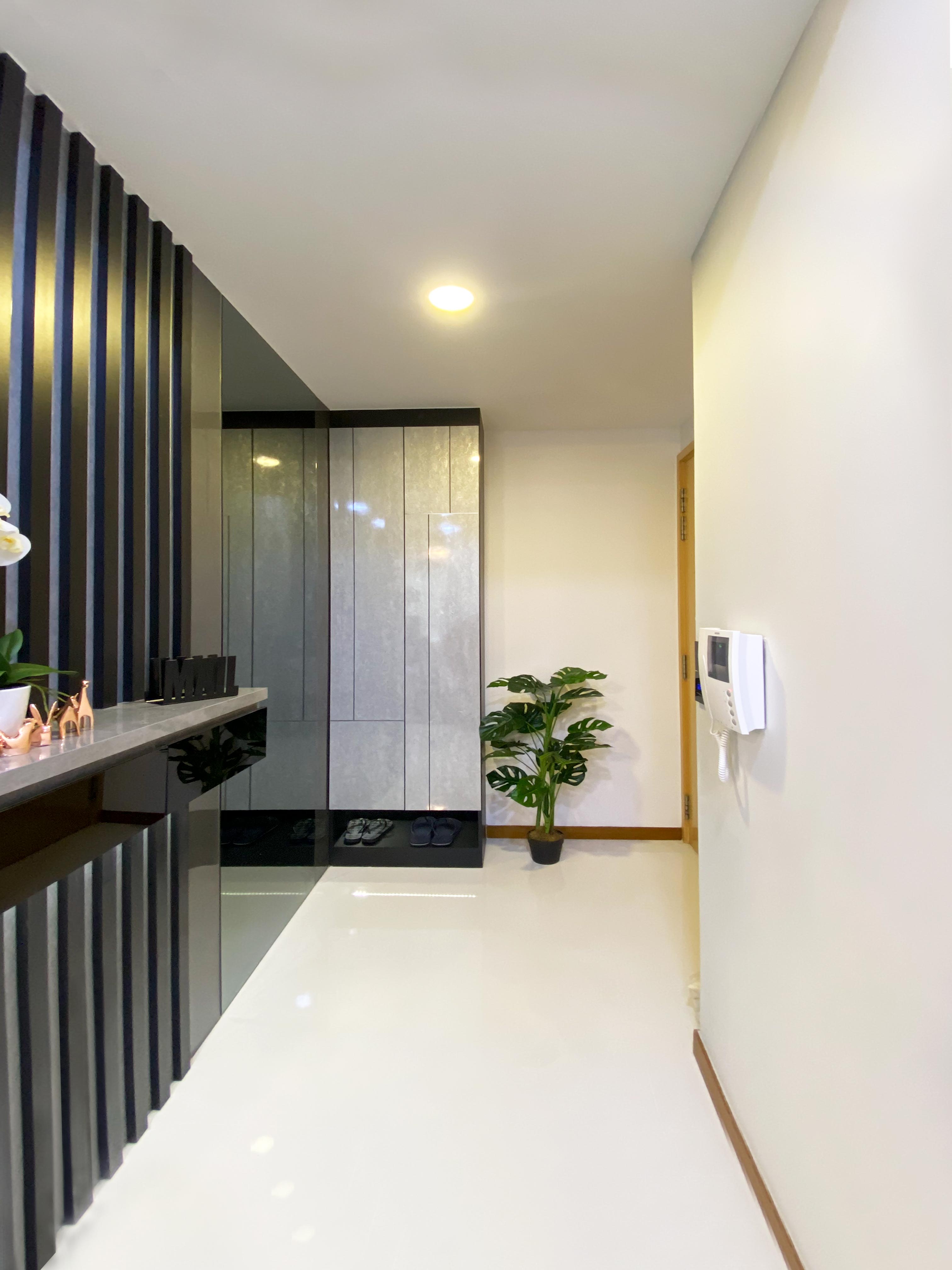 Contemporary Design - Living Room - Condominium - Design by Sky Creation