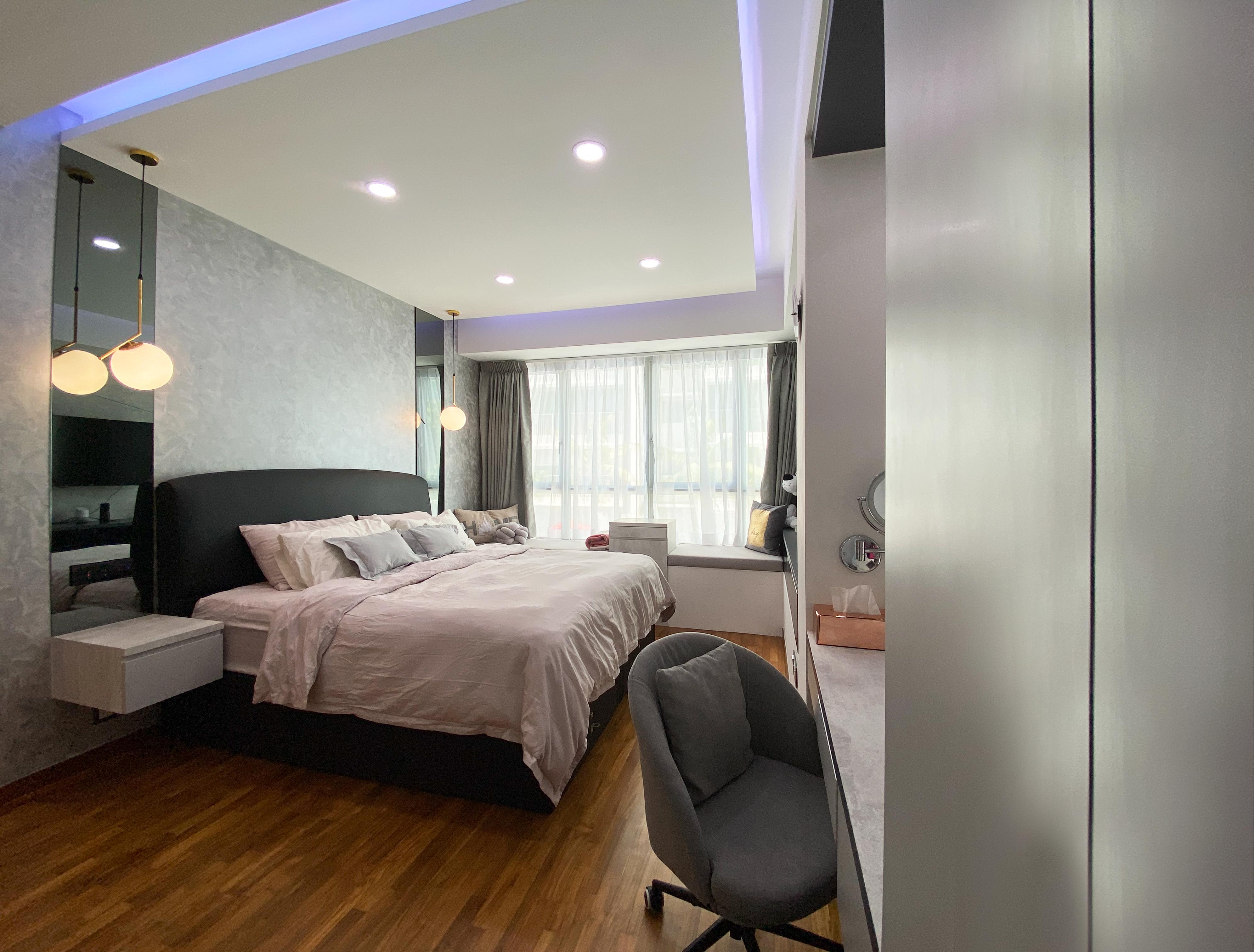 Contemporary Design - Bedroom - Condominium - Design by Sky Creation