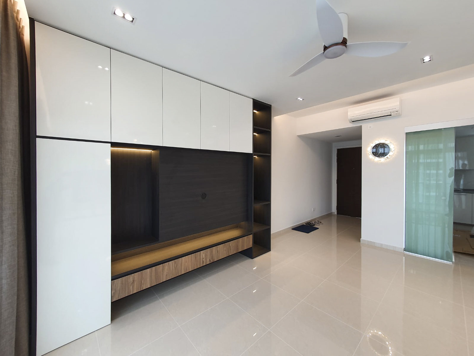 Minimalist Design - Living Room - Condominium - Design by Sky Creation