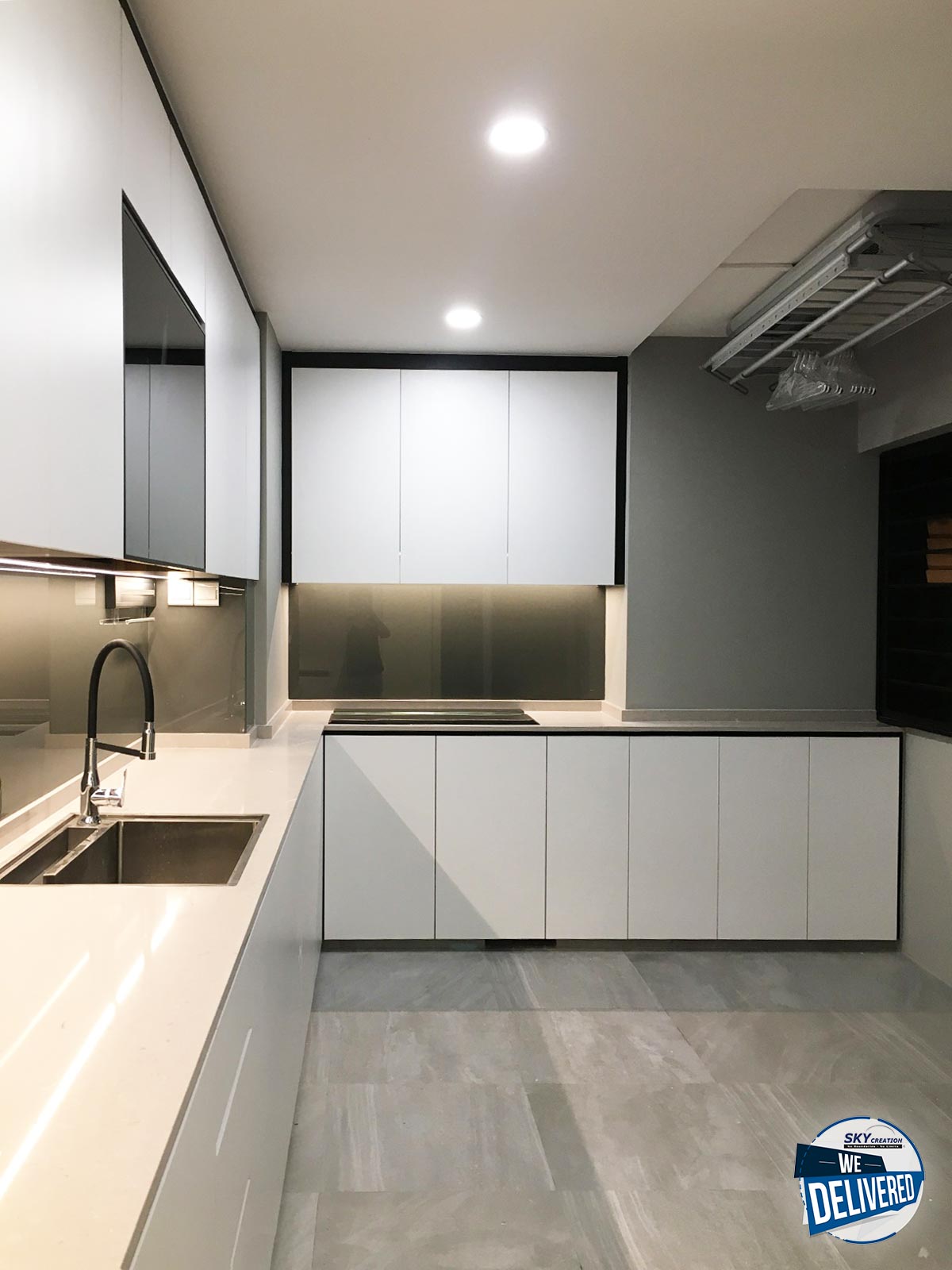 Modern Design - Kitchen - HDB Executive Apartment - Design by Sky Creation